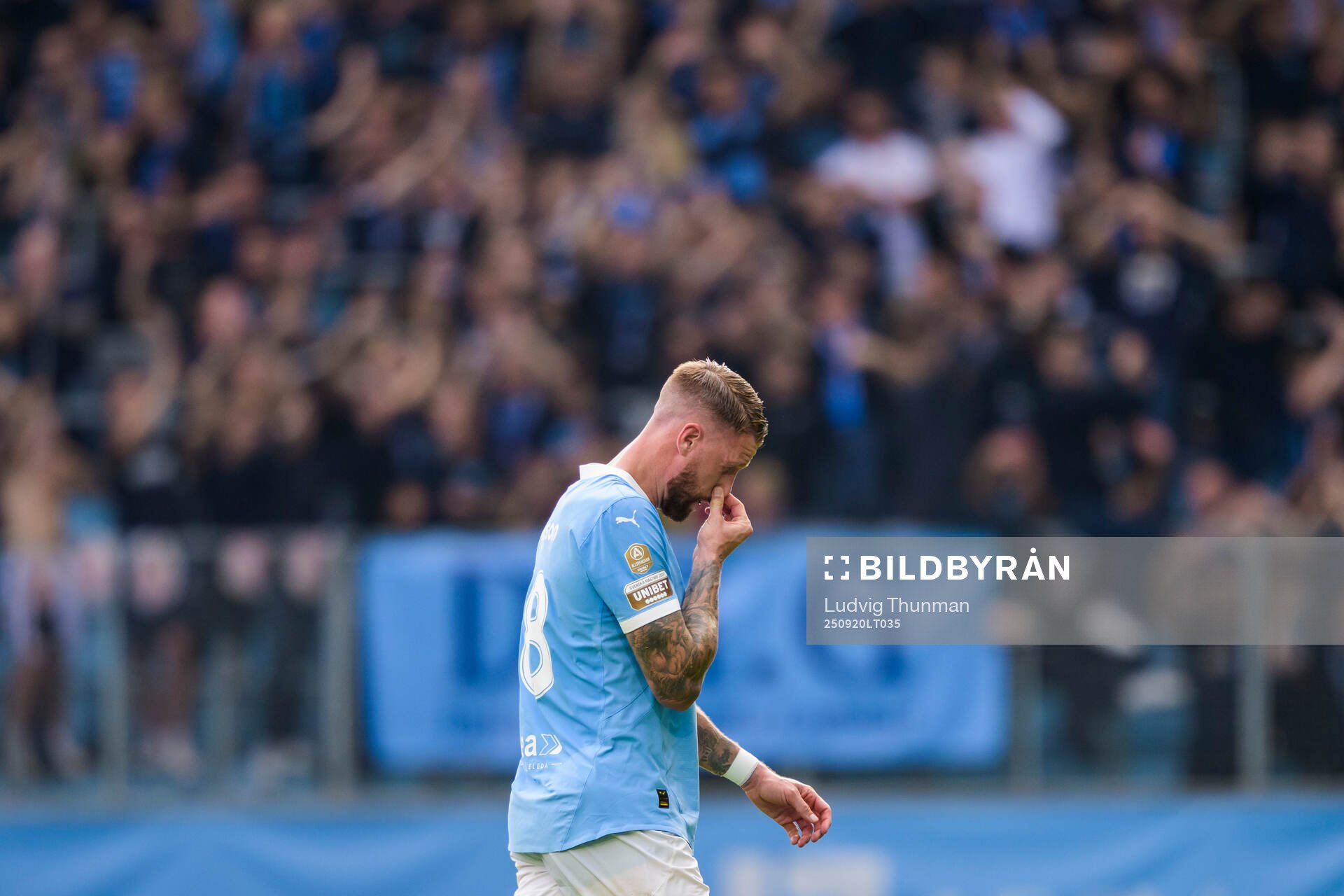 Malmö FFs Pontus Jansson deppar