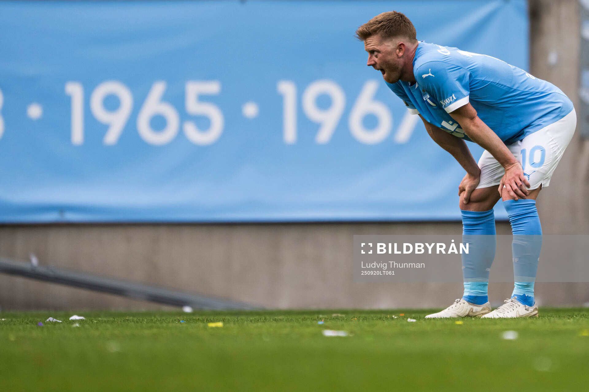Malmö FFs Anders Christiansen deppar