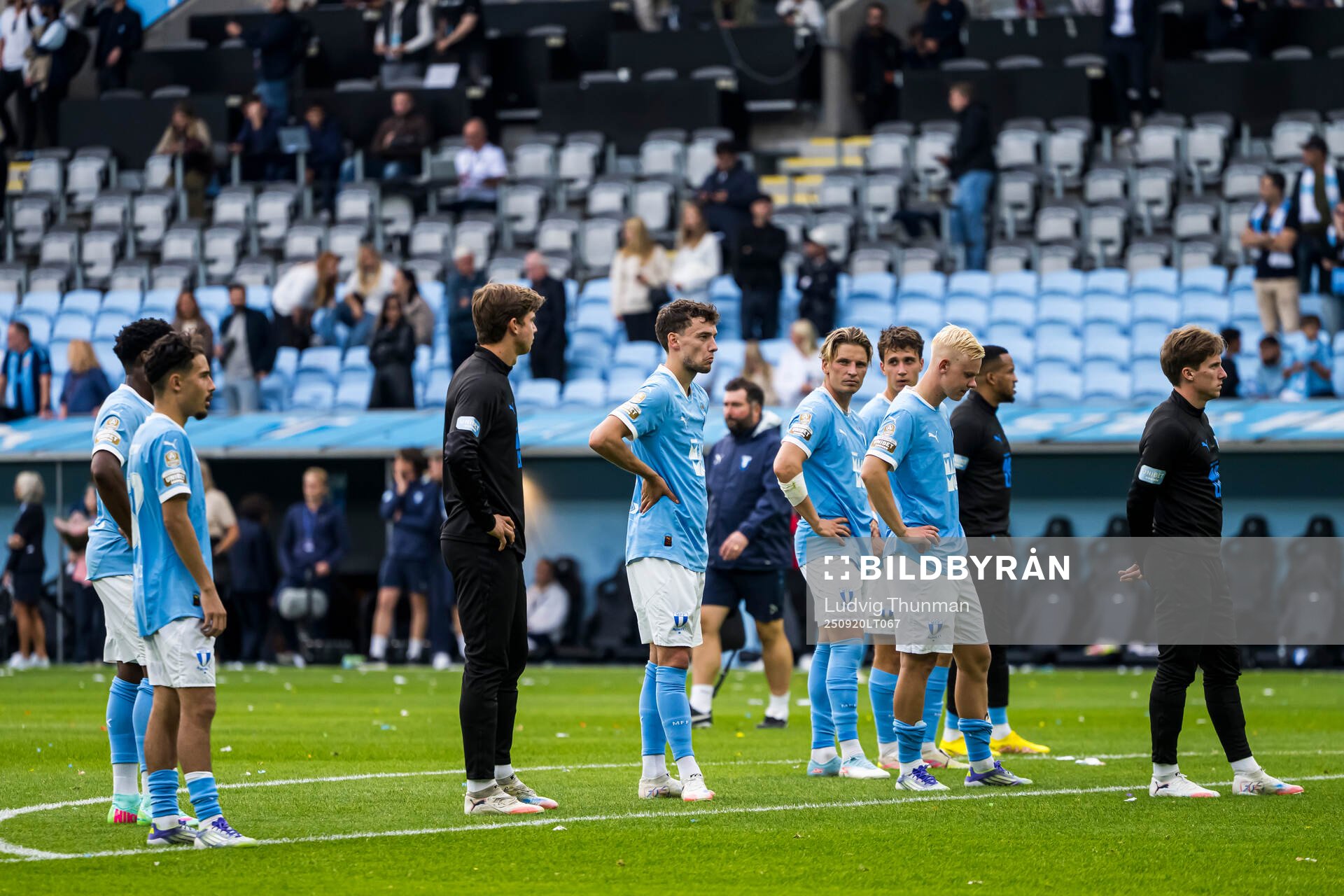 Malmö FFs spelare deppar