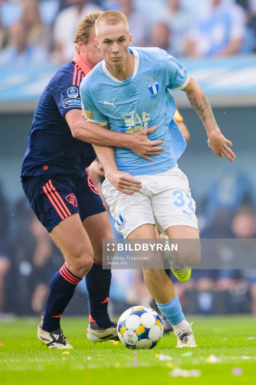 Malmö FFs Daniel Gudjohnsen