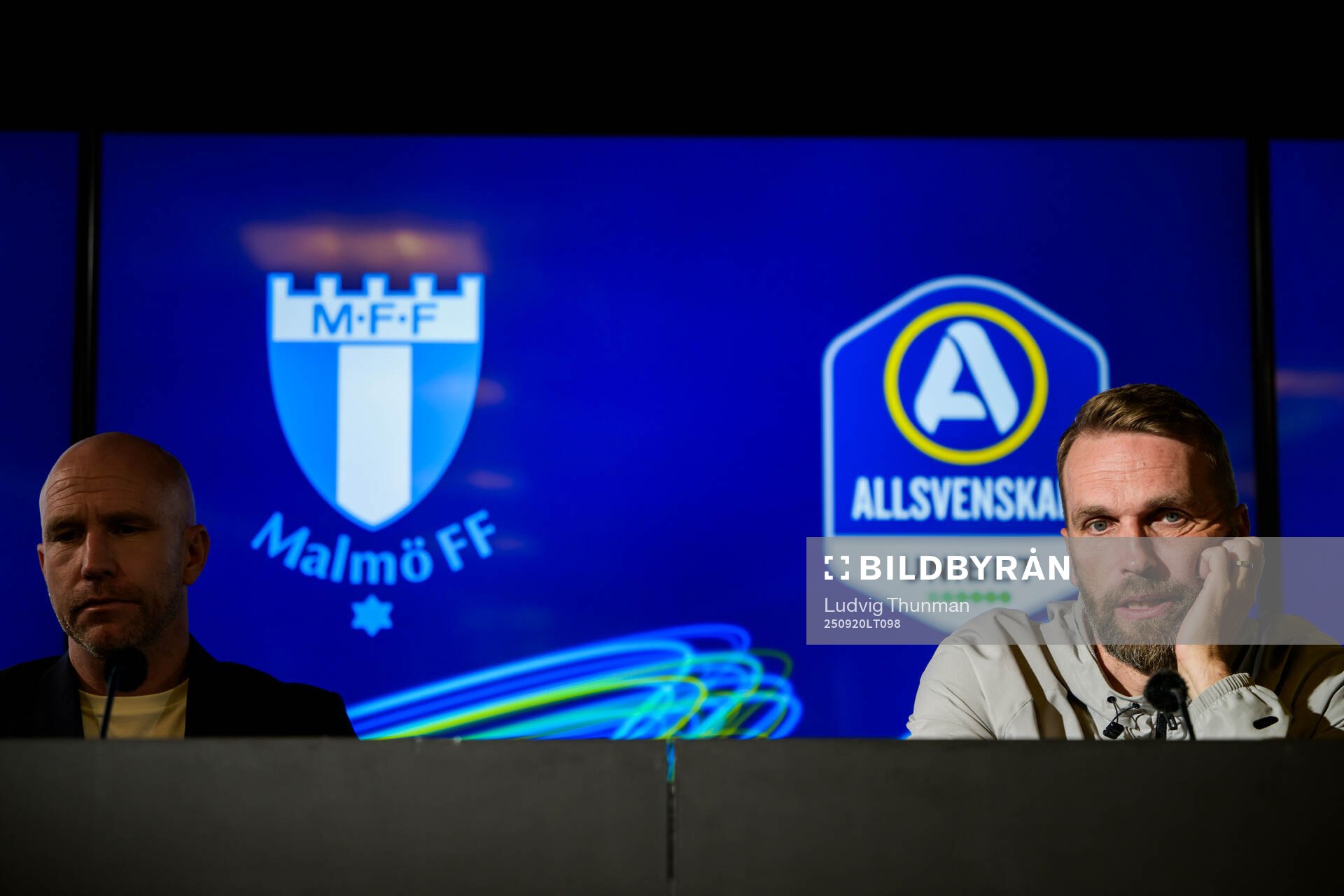 Malmö FFs huvudtränare Henrik Rydström och Djurgårdens