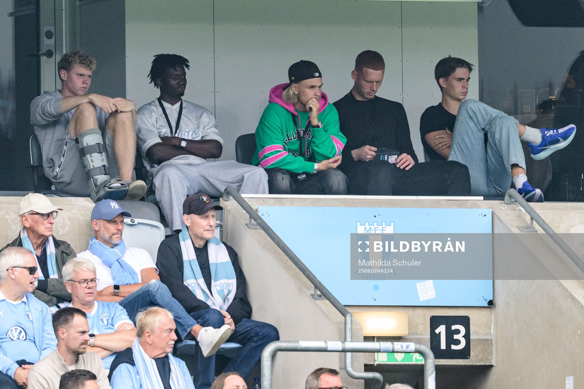 Malmö FFs Malte Frejd Pålsson, Salifou Soumah, Arnor