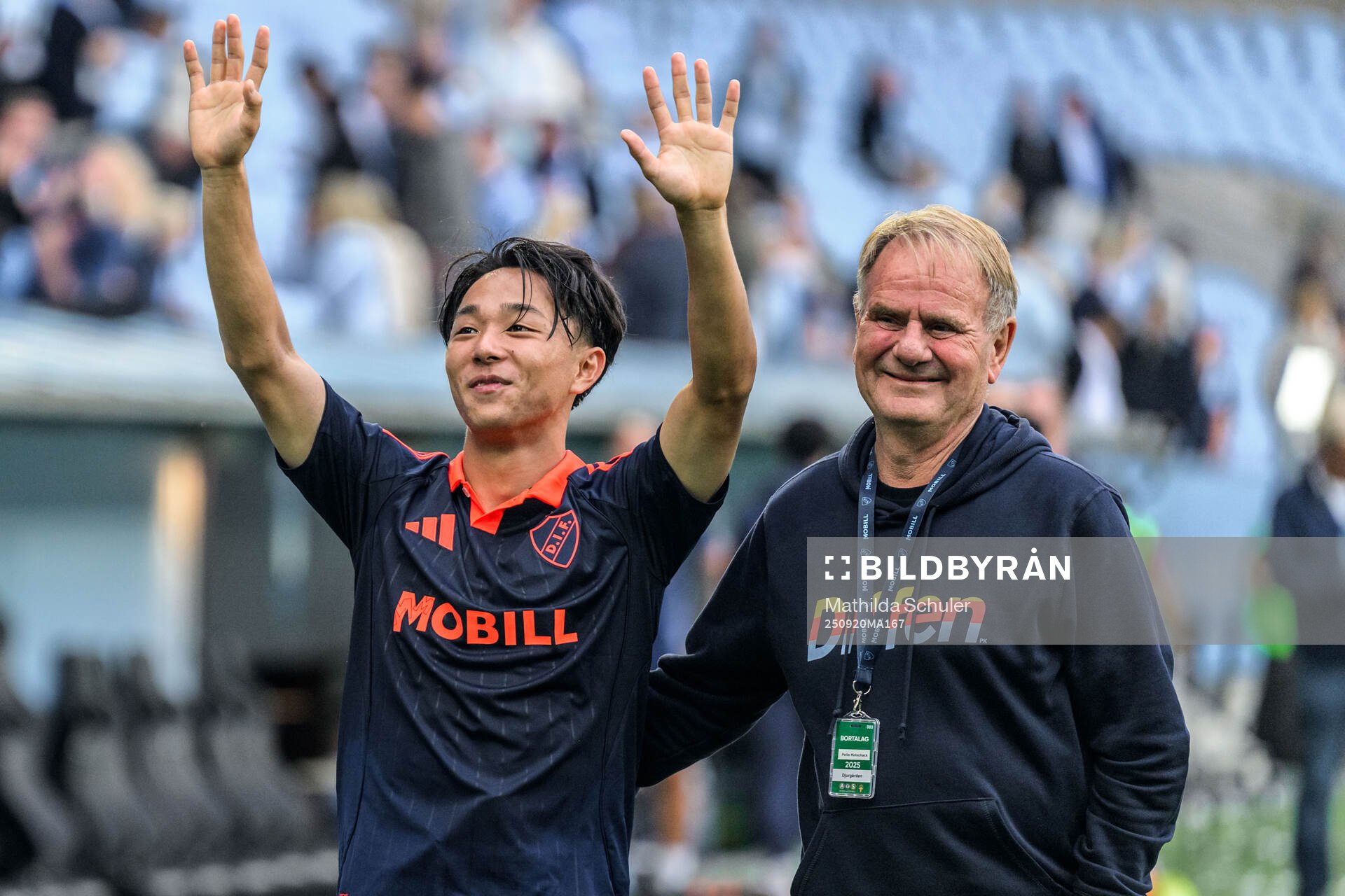 Djurgårdens Keita Kosugi jublar