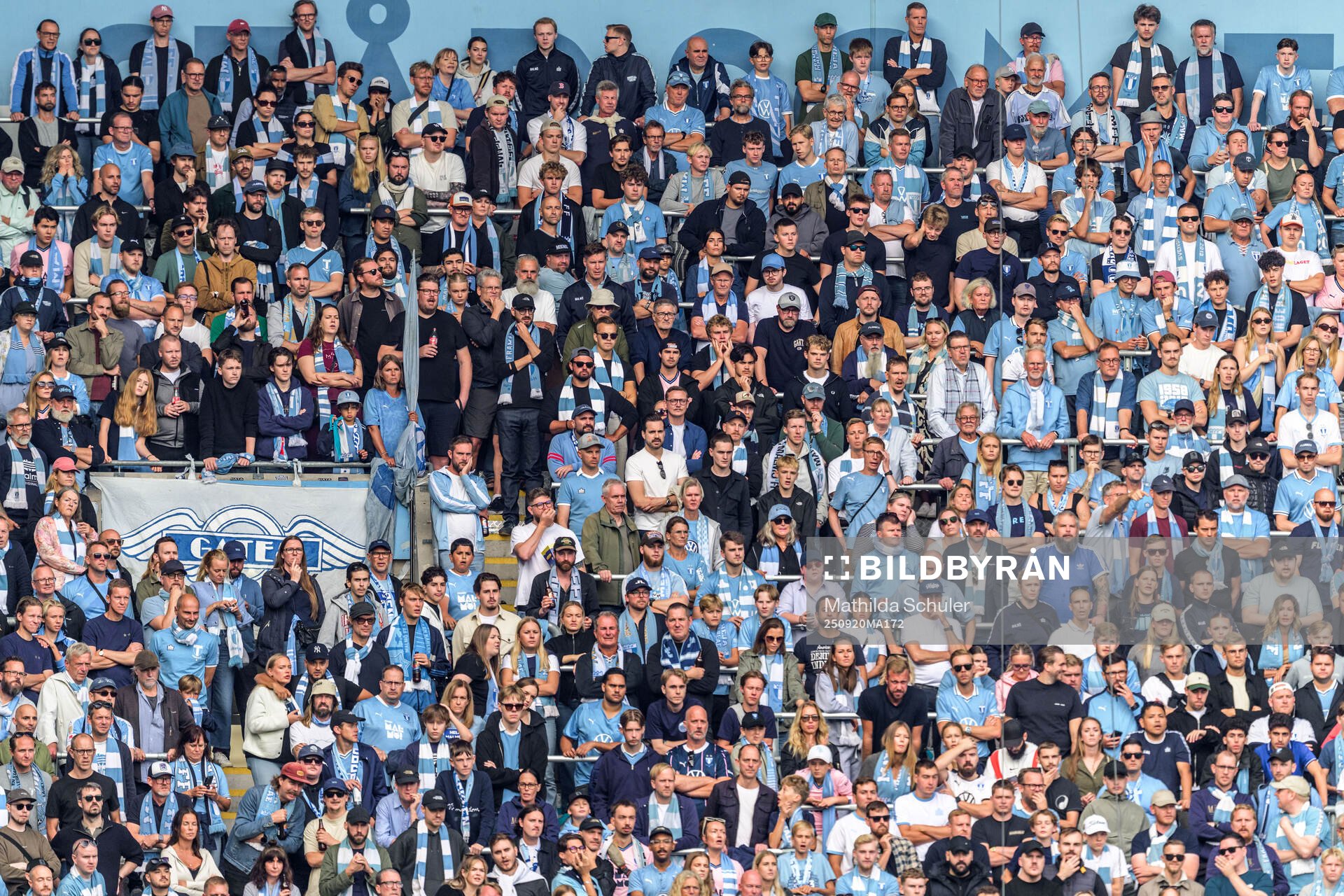under fotbollsmatchen i Allsvenskan mellan Malmö FF och