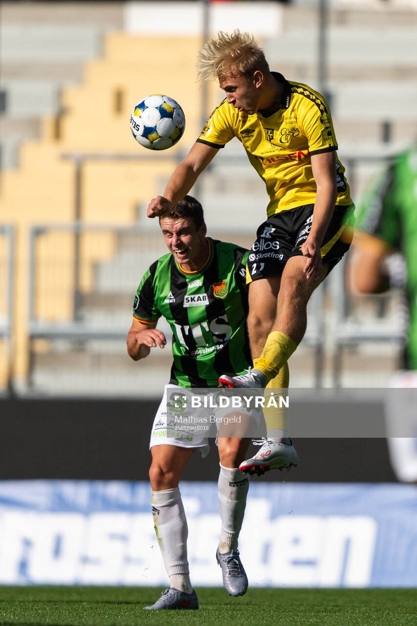 GAIS Oskar Ågren och Elfsborgs Leo Östman