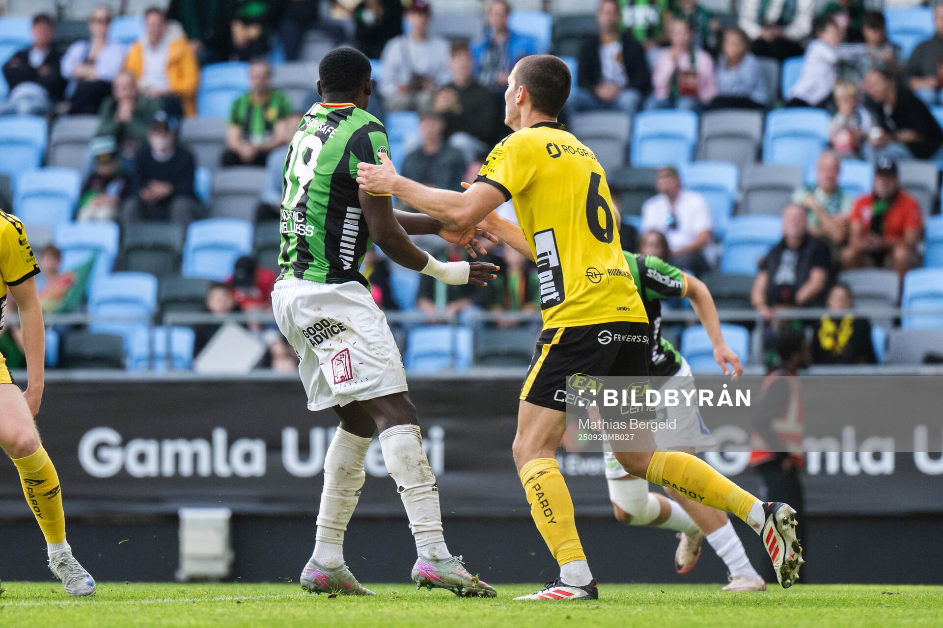 GAIS Ibrahim Diabate och Elfsborgs Rasmus Wikström