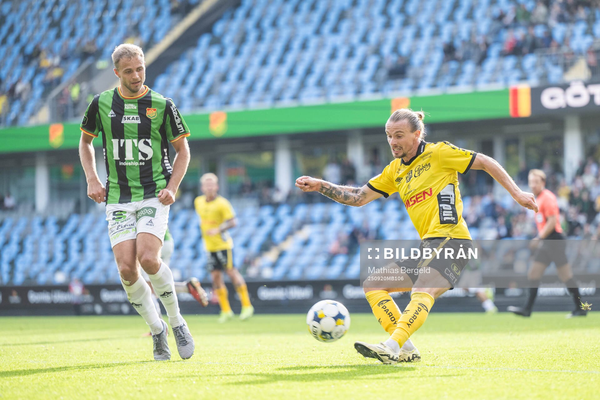 GAIS Gustav Lundgren och Elfsborgs Niklas Hult