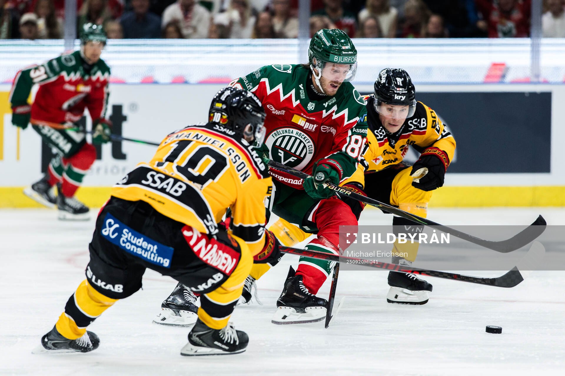 Luleås Einar Emanuelsson och Erik Gustafsson samt