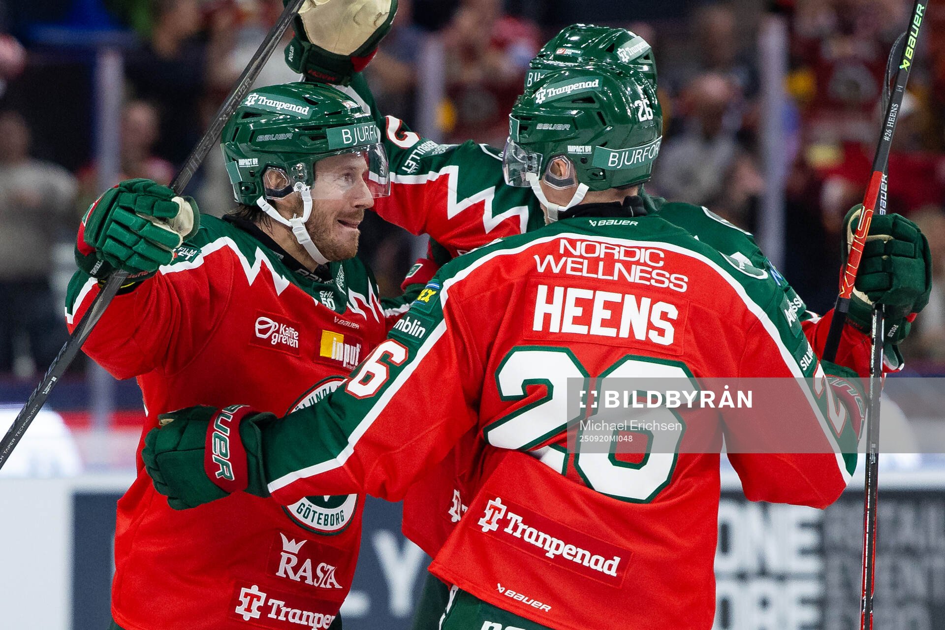 Frölundas Erik Thorell jublar