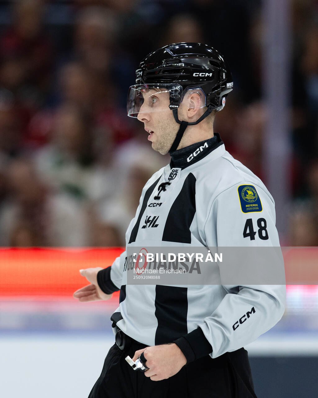 Linjedomare Philip Hanning