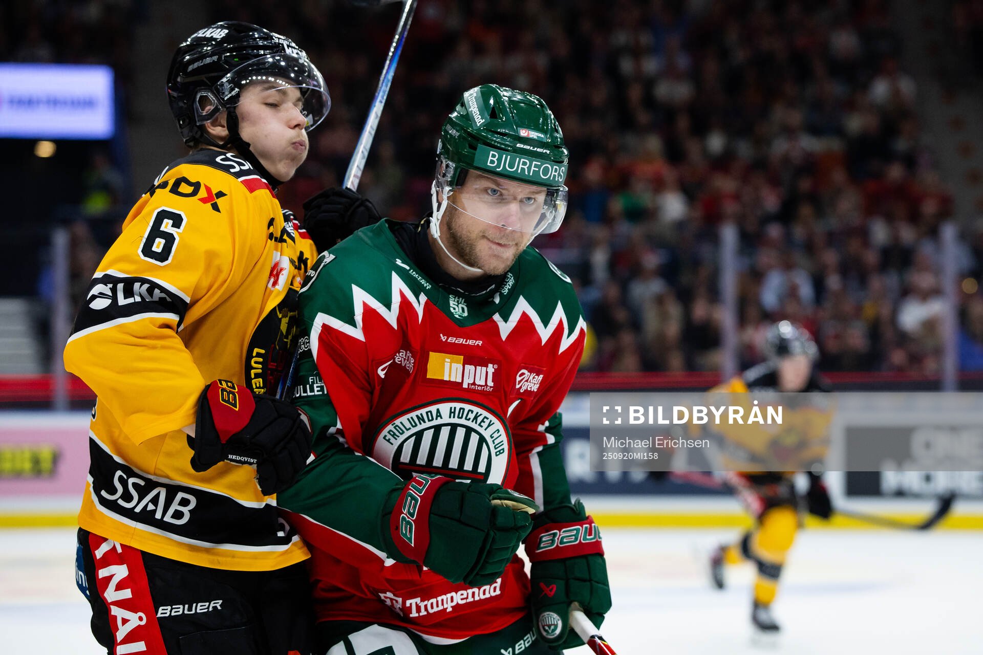 Luleås Isac Hedqvist och Frölundas Christian Folin