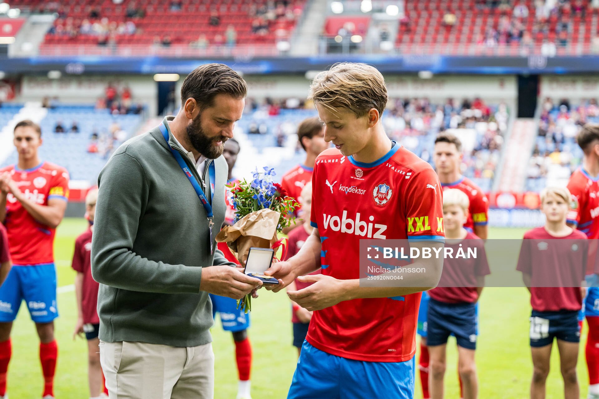 Helsingborg sportsligt ansvarig Mikael Dahlberg och Lukas