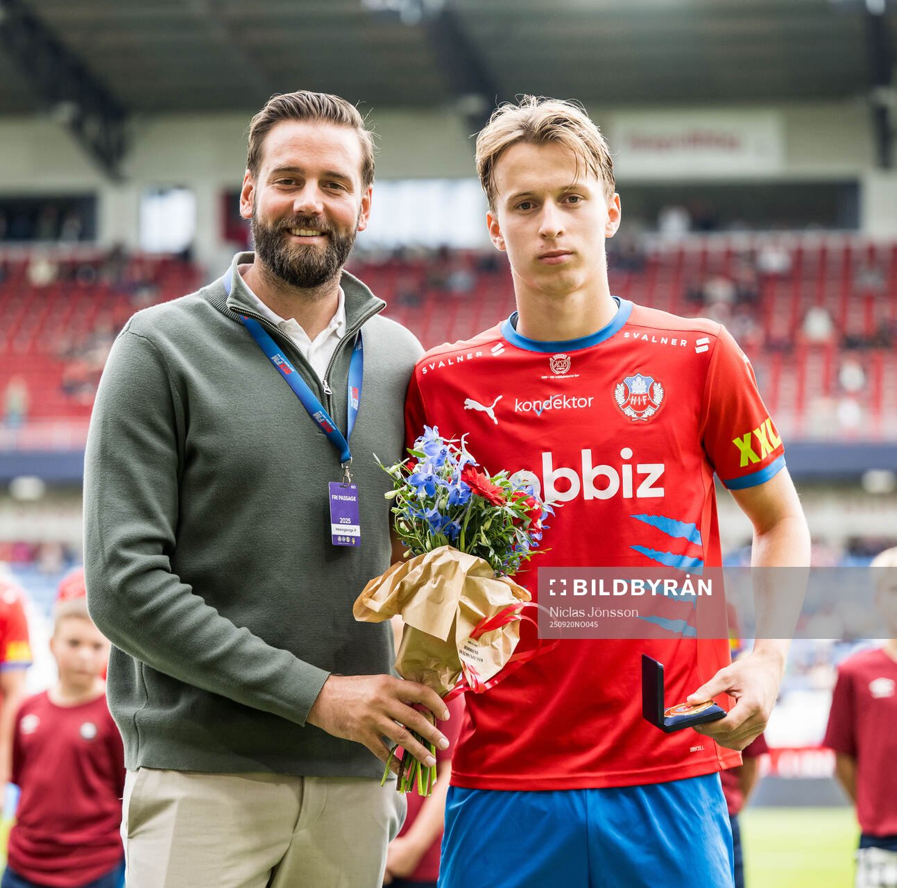 Helsingborg sportsligt ansvarig Mikael Dahlberg och Lukas