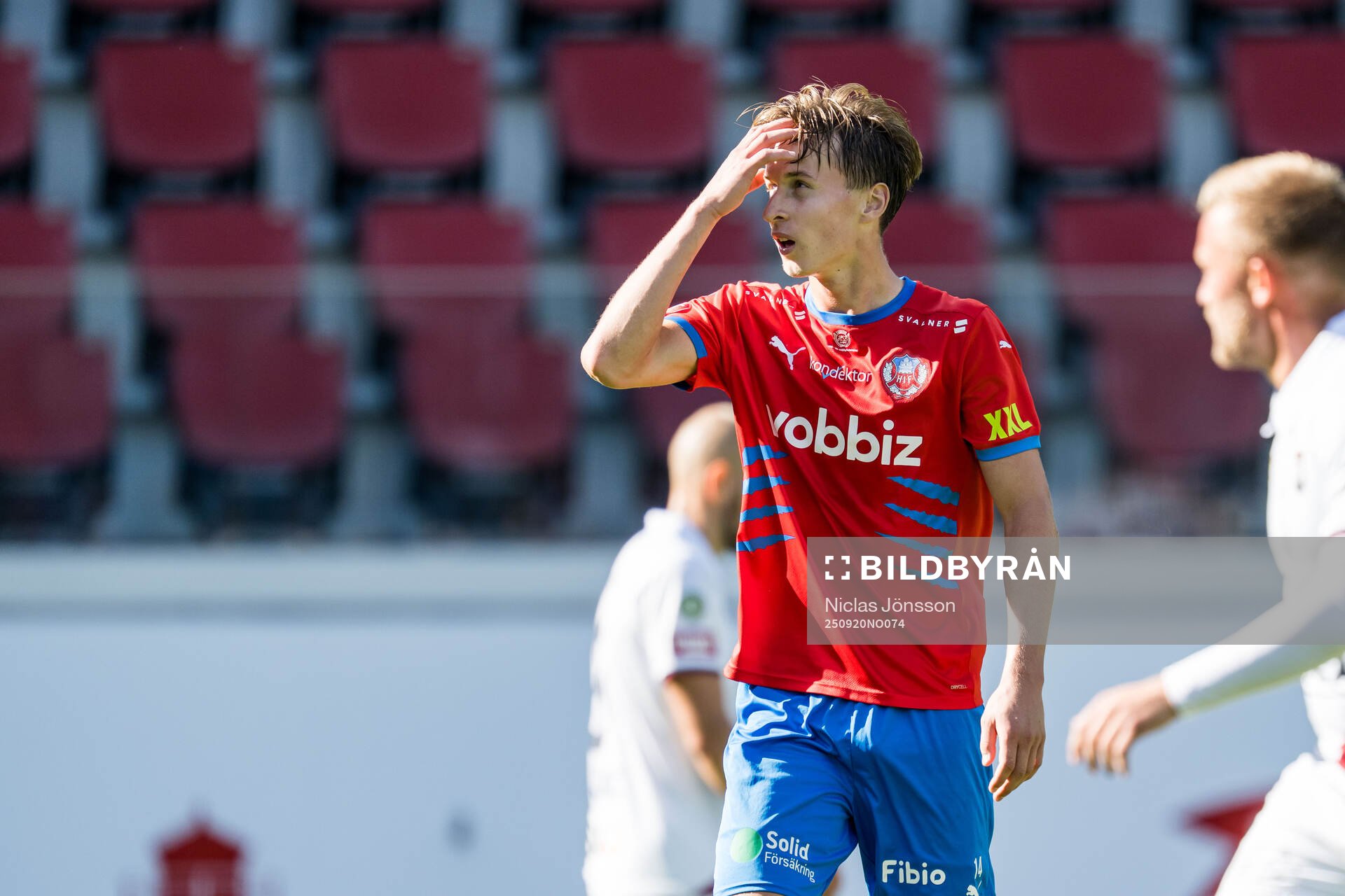 Helsingborgs Lukas Kjellnäs deppar