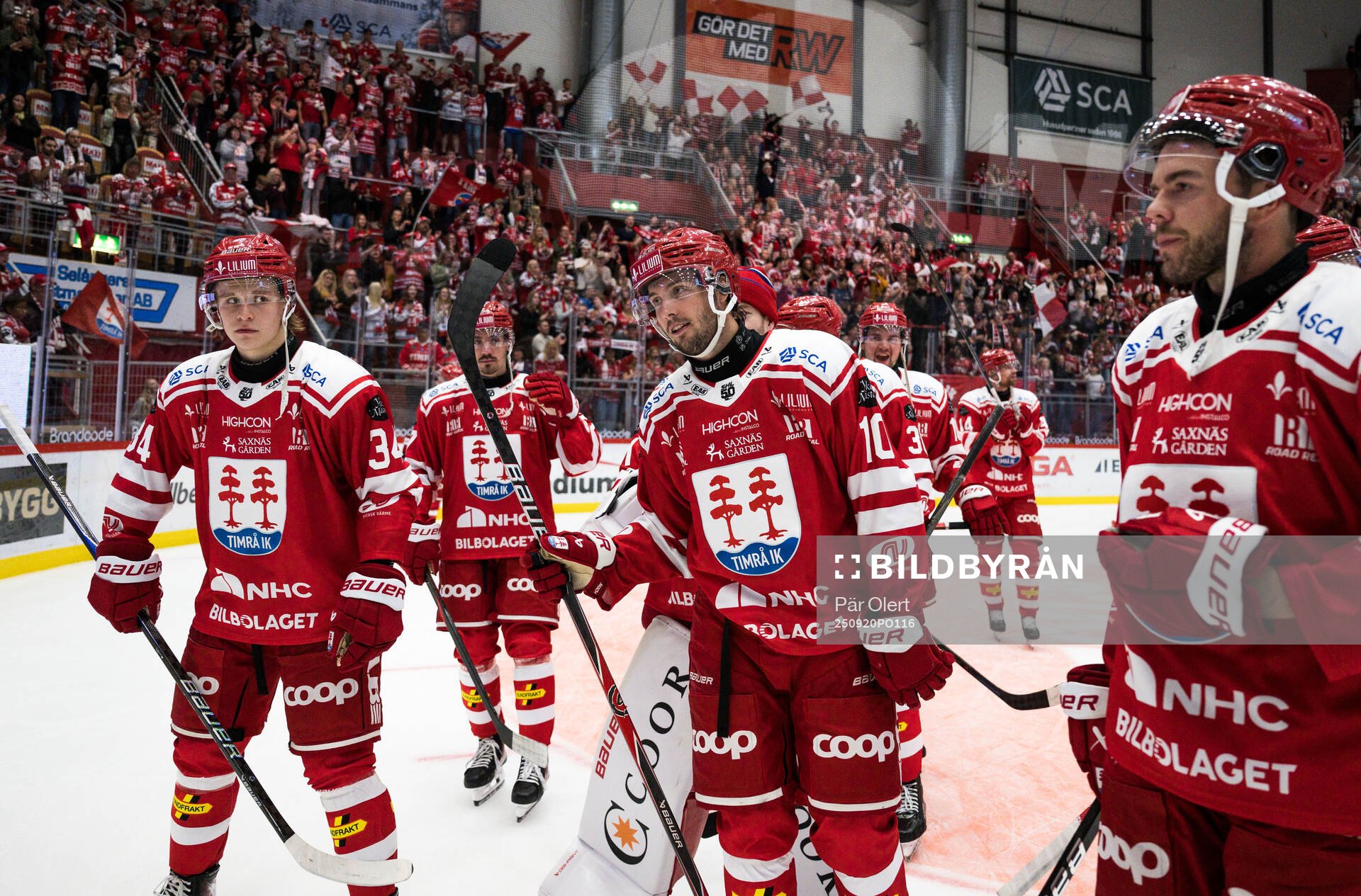 Timrås David Lilja jublar