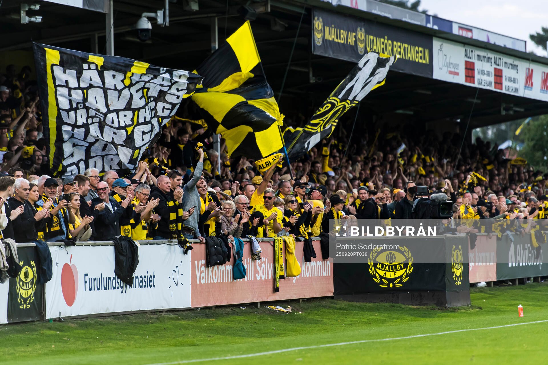 Mjällbys supportrar