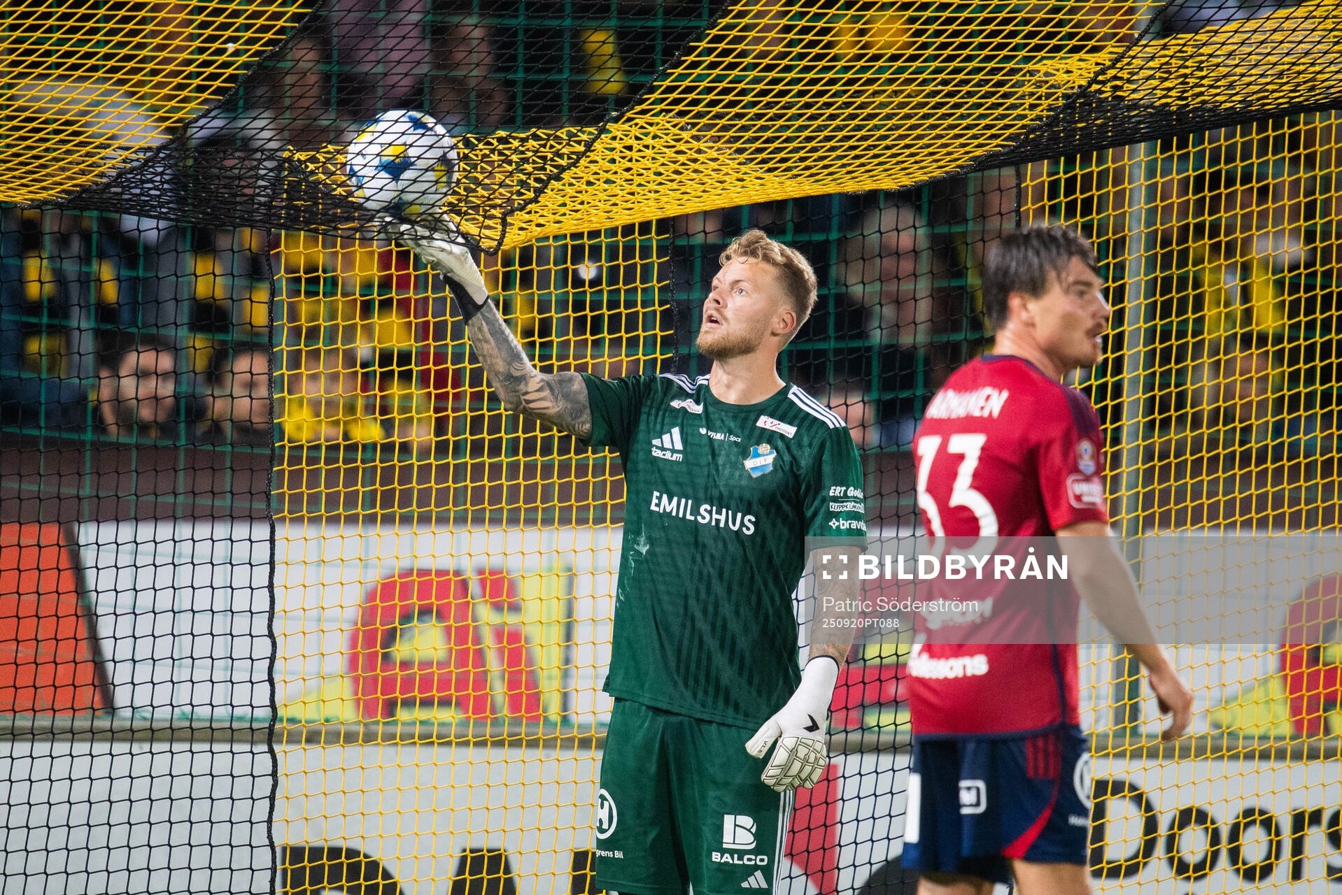 Östers IFs målvakt Robin Wallinder