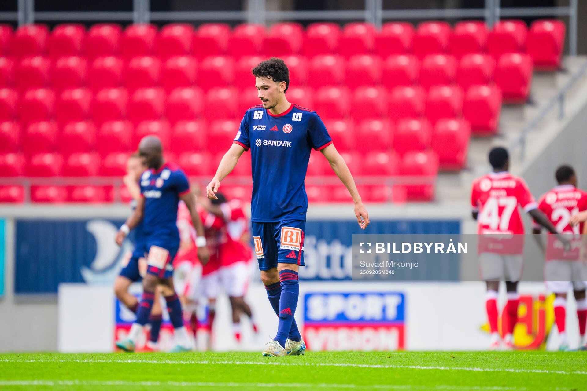 Sandvikens IFs Dion Krasniqi deppar