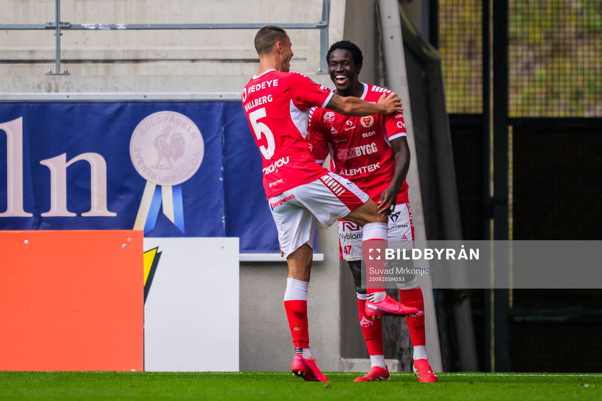 Kalmars Aboubacar Keita jublar