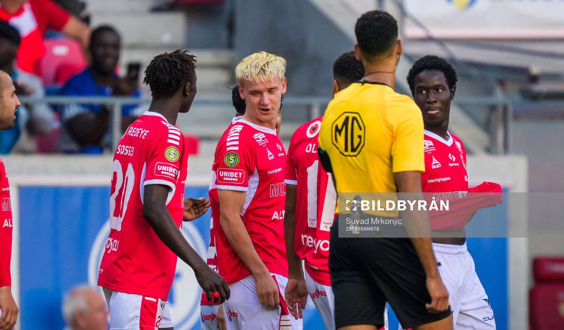 Kalmars Carl Gustafsson jublar