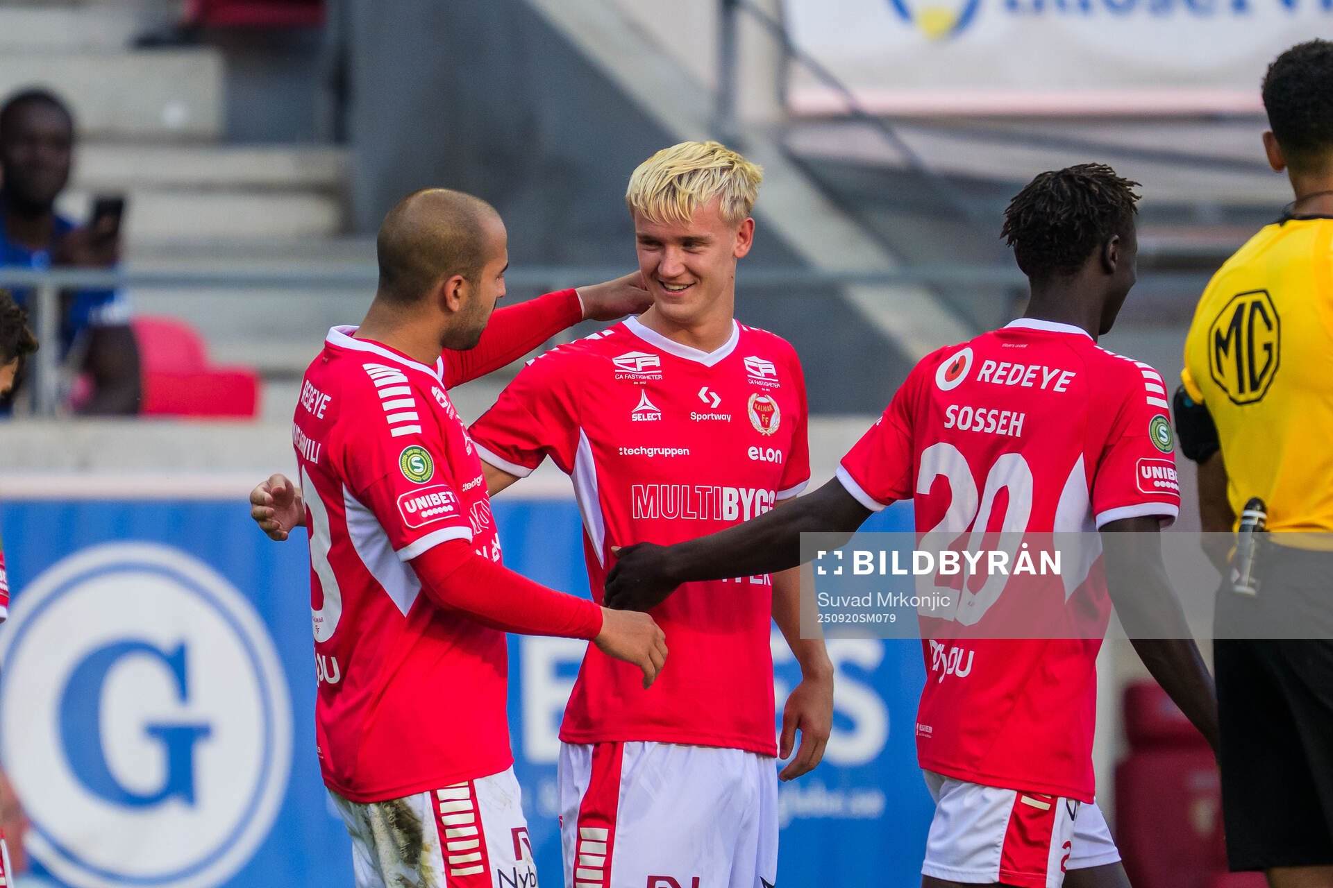 Kalmars Carl Gustafsson jublar