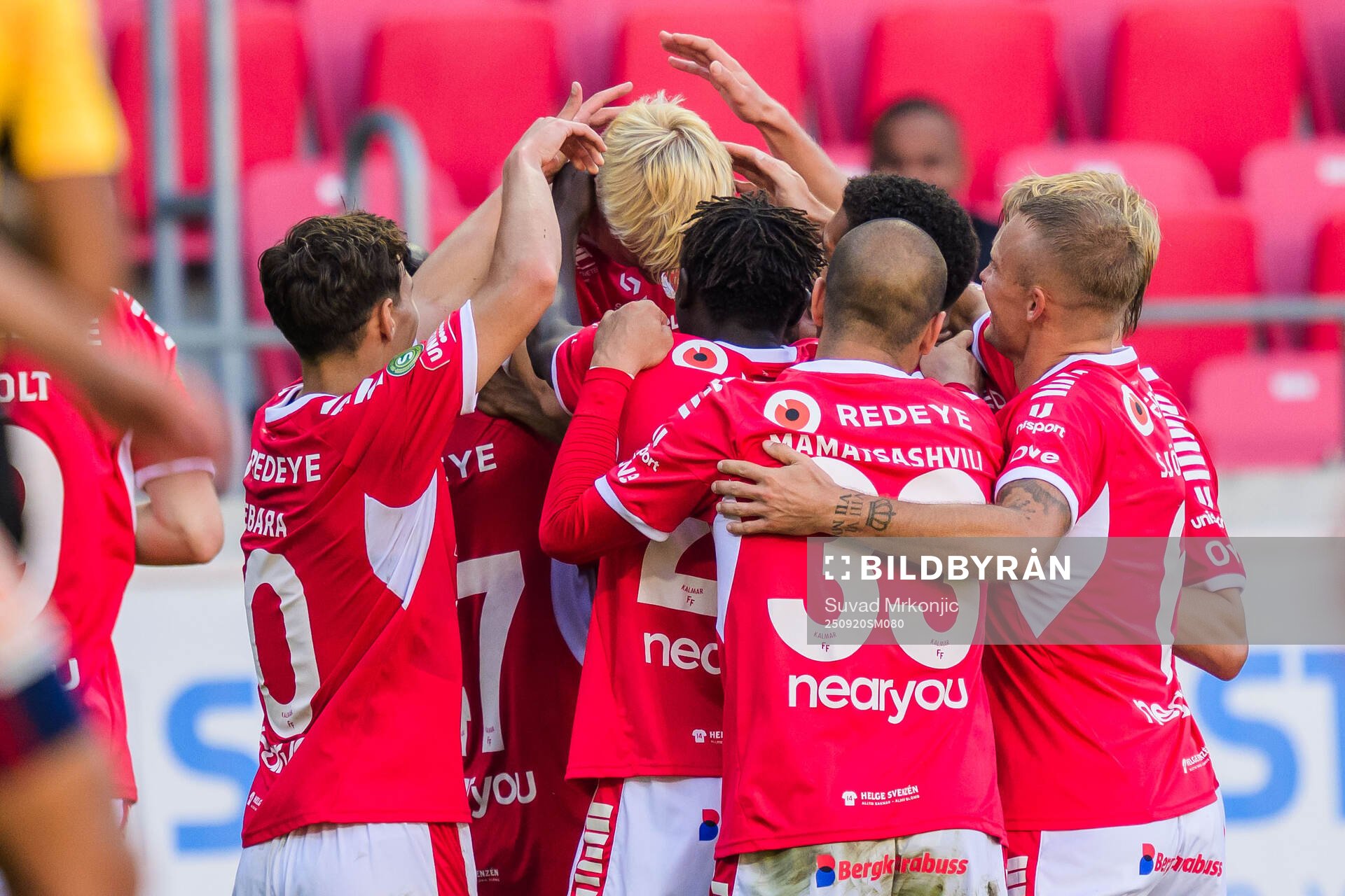 Kalmars Carl Gustafsson jublar
