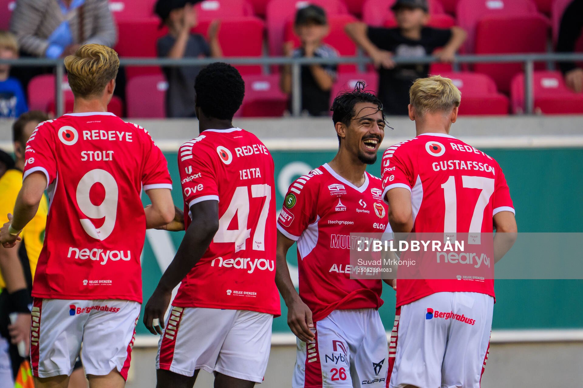 Kalmars Aboubacar Keita, Arash Motaraghebjafarpour och Carl