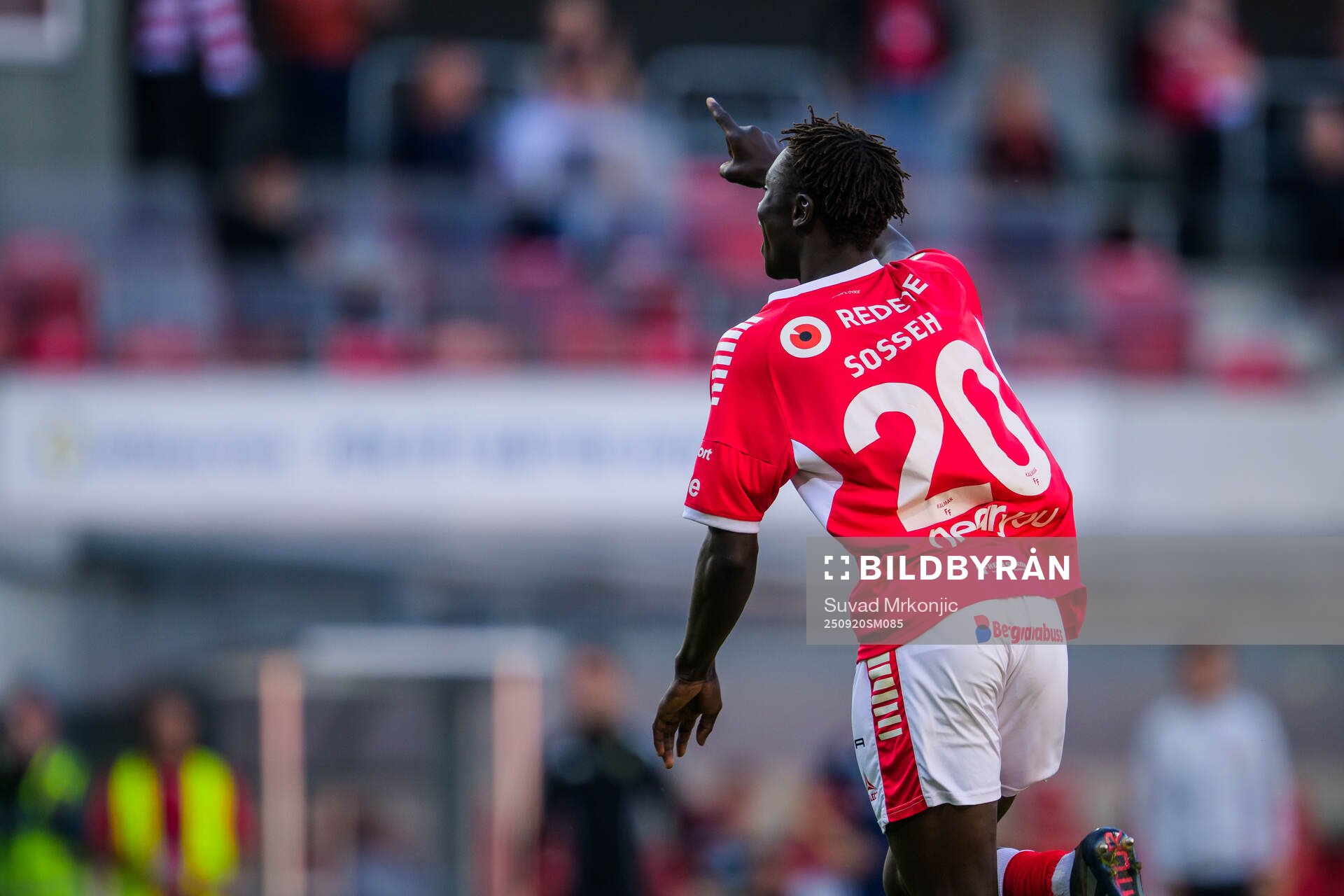 Kalmars Gibril Sosseh jublar