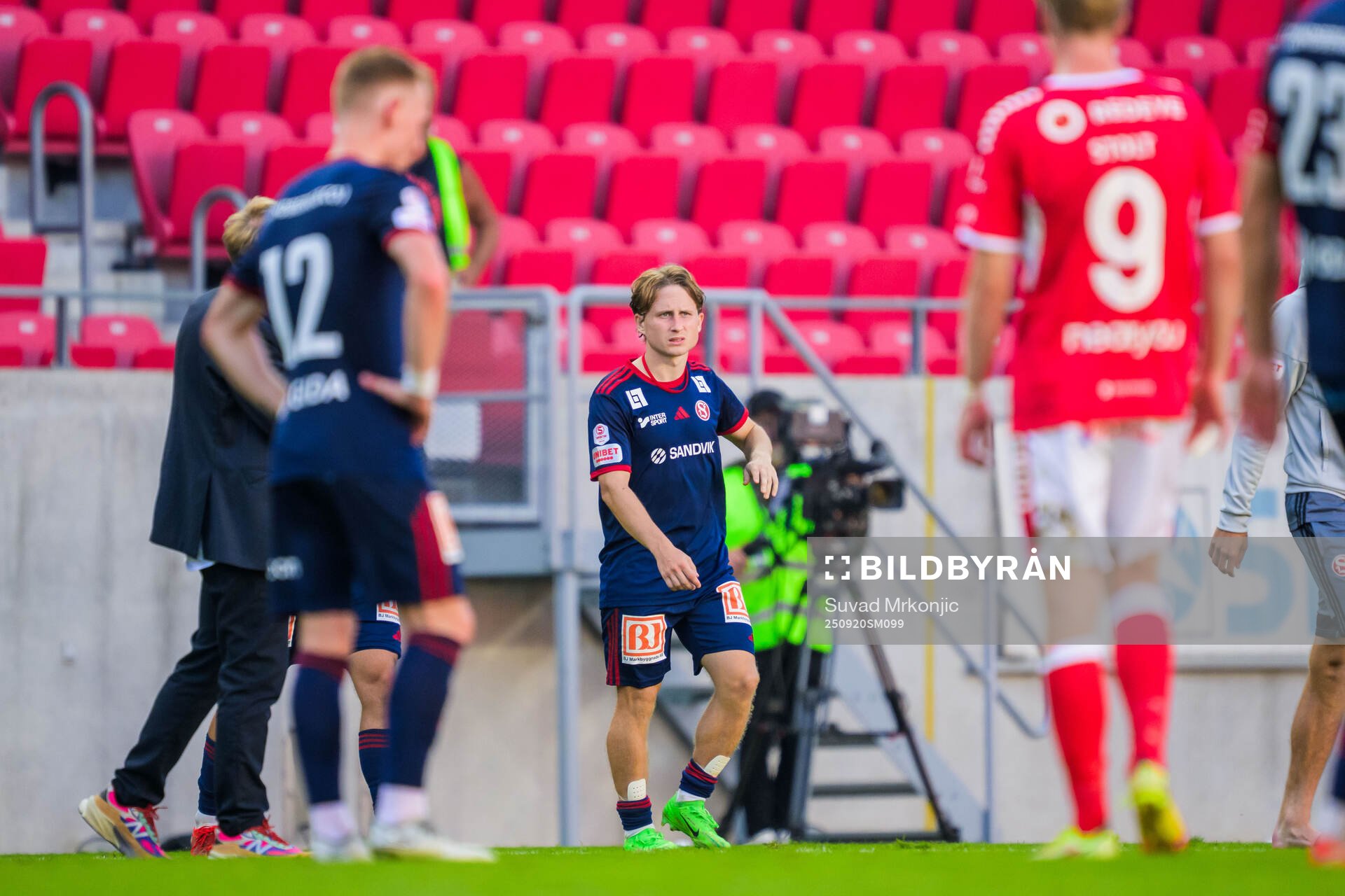 Sandvikens IFs Victor Backman deppar
