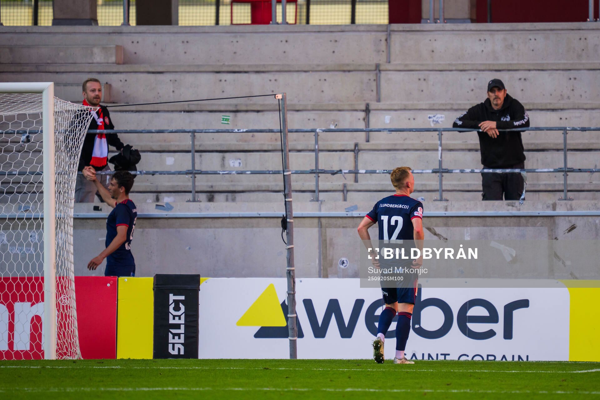 Sandvikens IFs Liam Vabö och Christopher Redenstrand