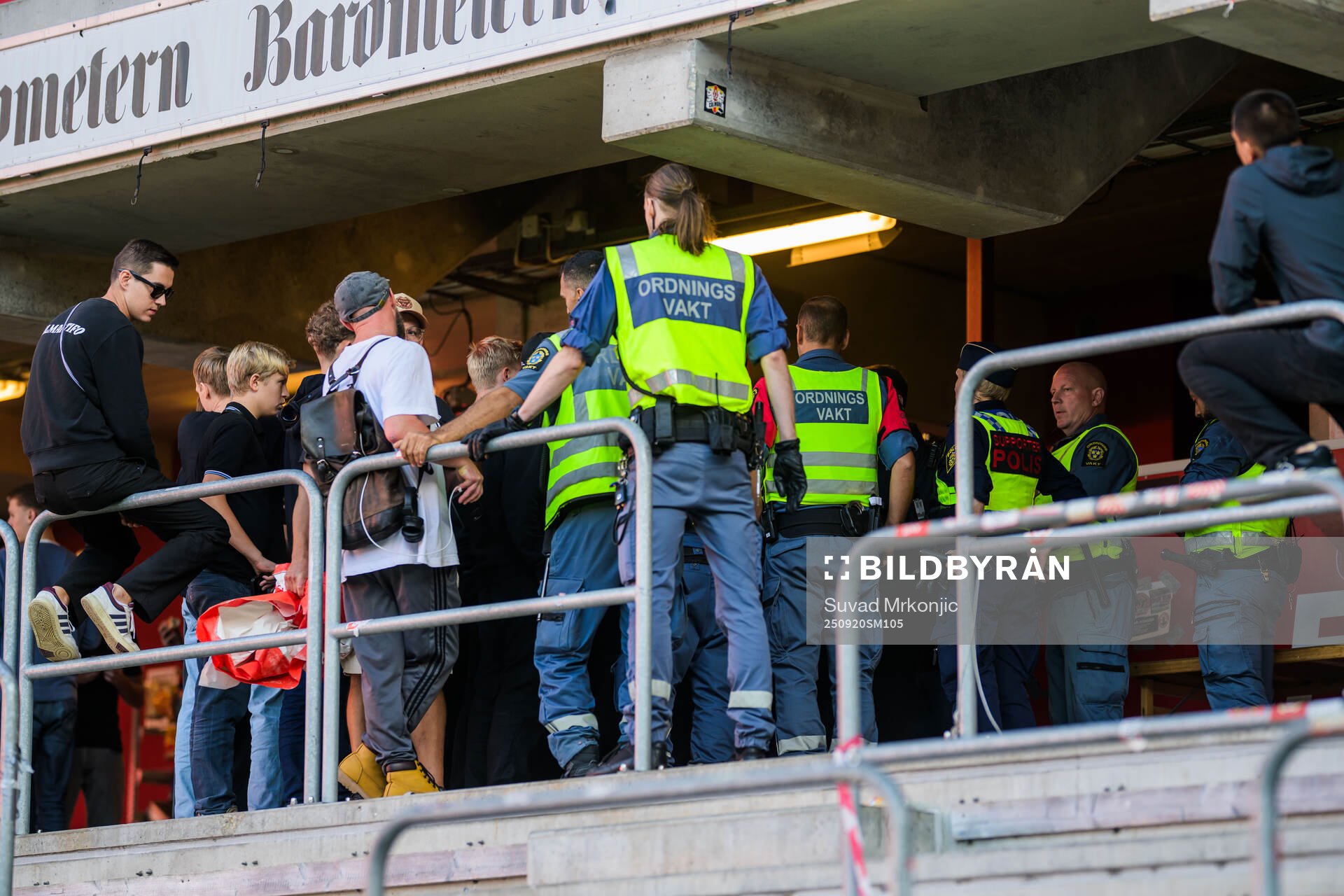 Oroligt på kalmarläktaren