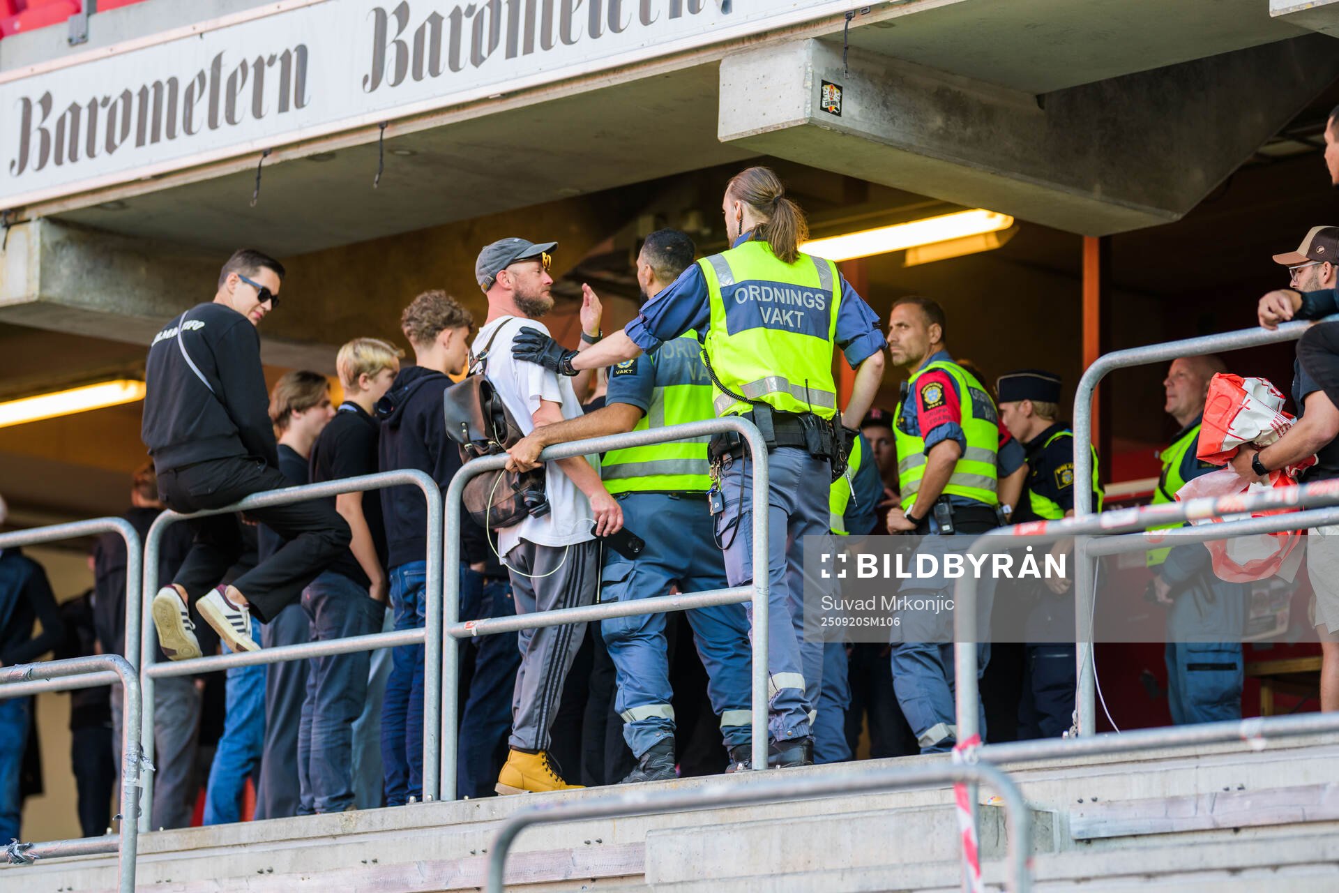 Oroligt på kalmarläktaren
