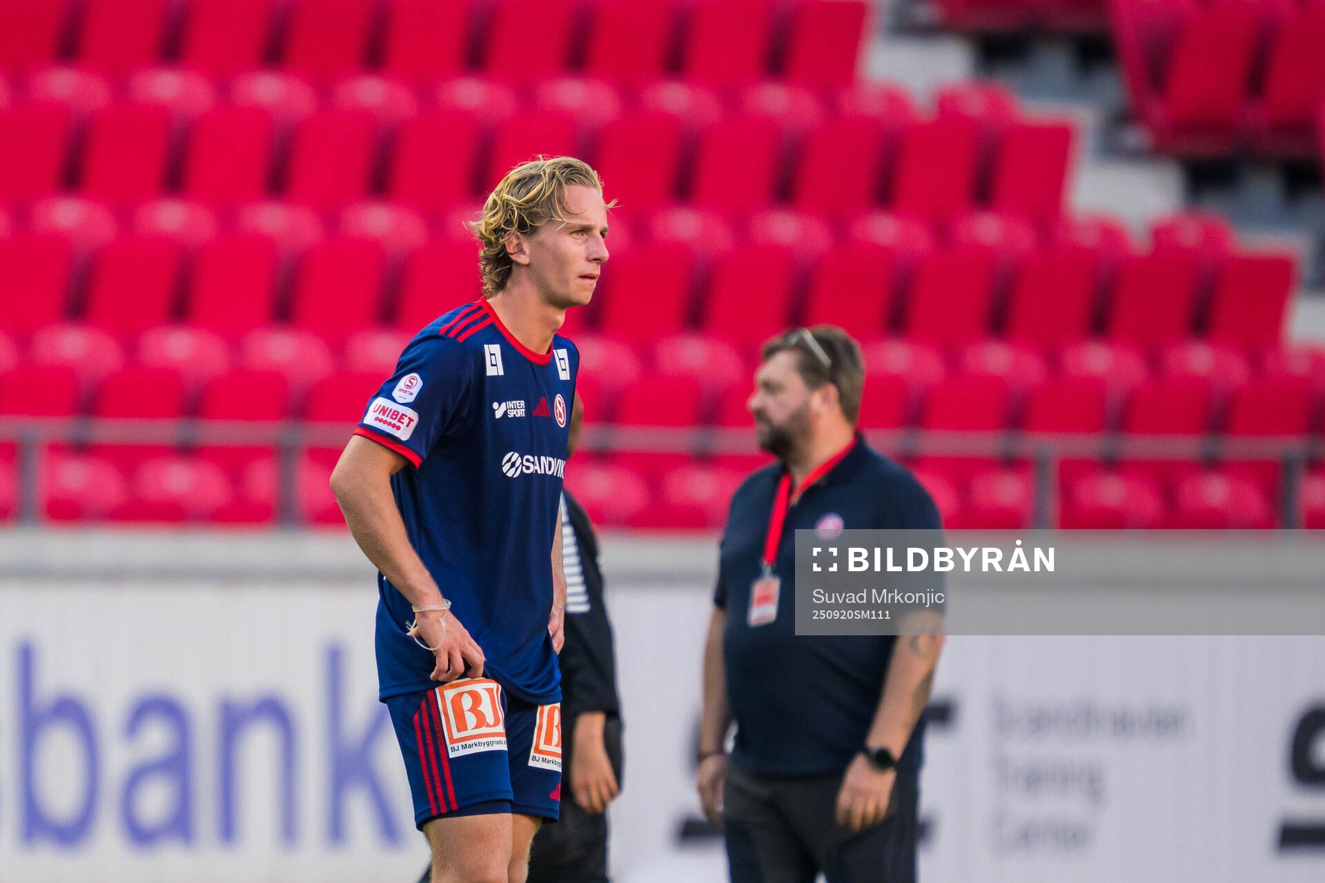 Sandvikens IFs Oskar Löfström deppar