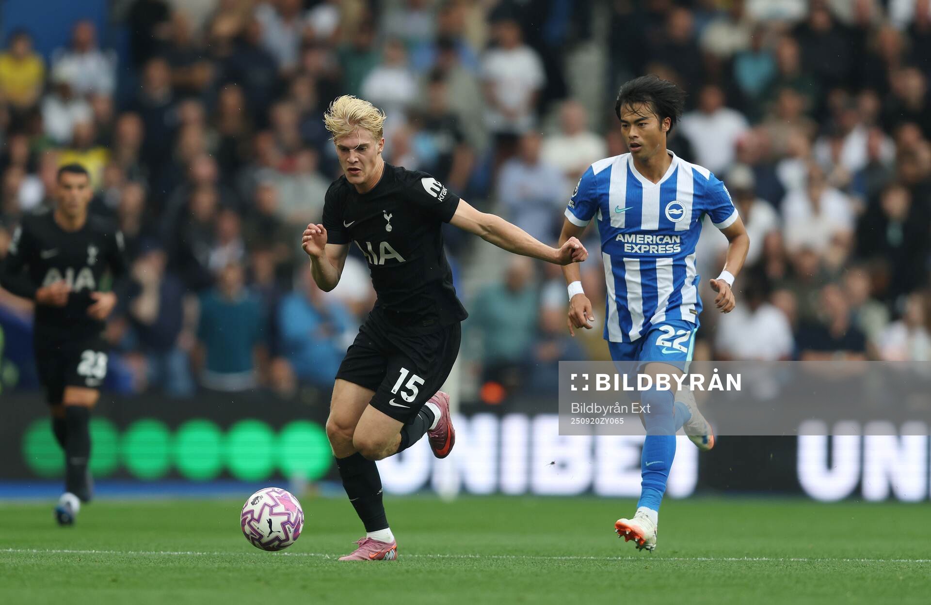 Lucas Bergvall of Tottenham