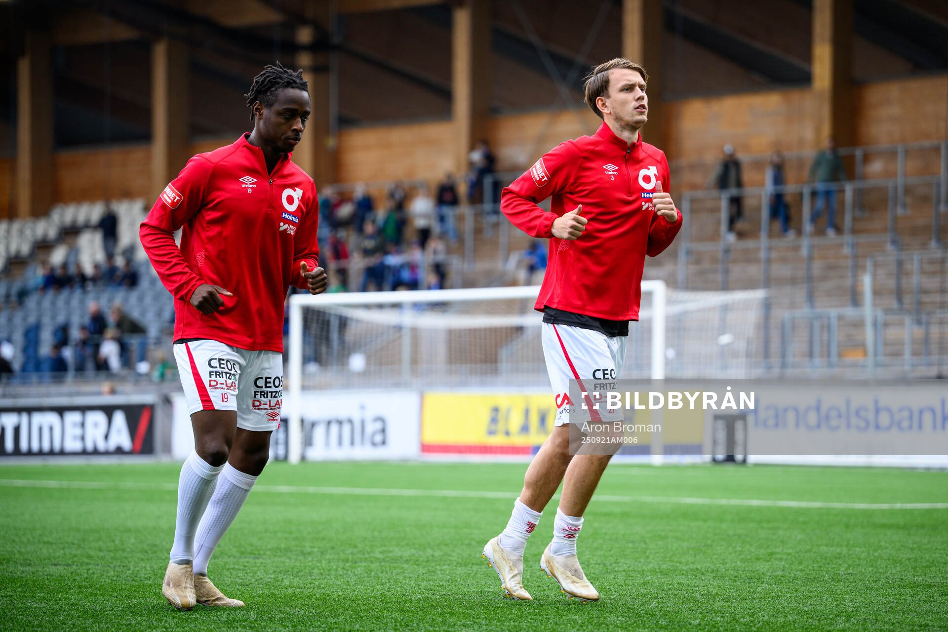 Degerfors Richie Omorowa och Kazper Karlsson