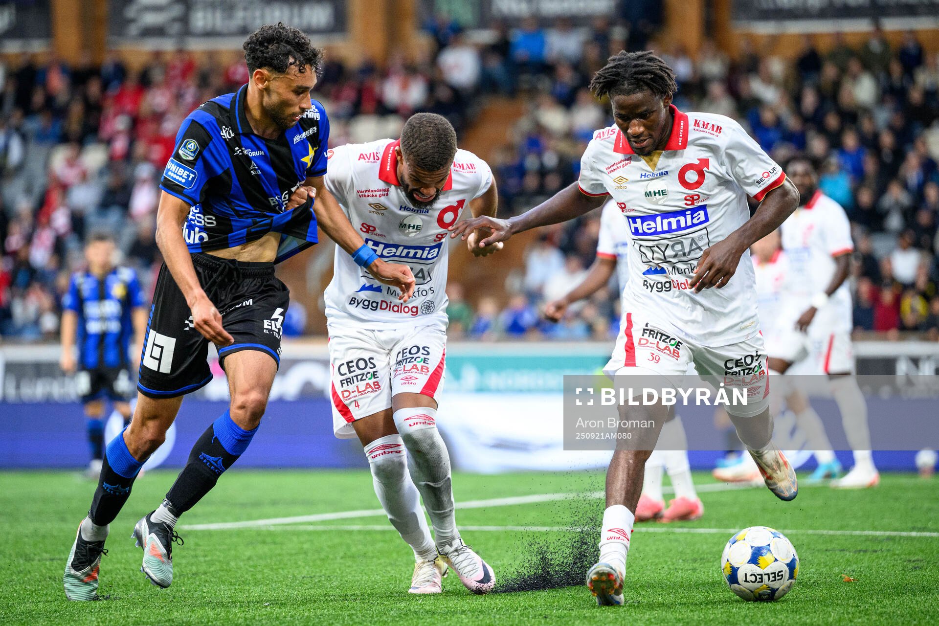 Sirius Joakim Persson mot Degerfors Leon Hien och Philippe