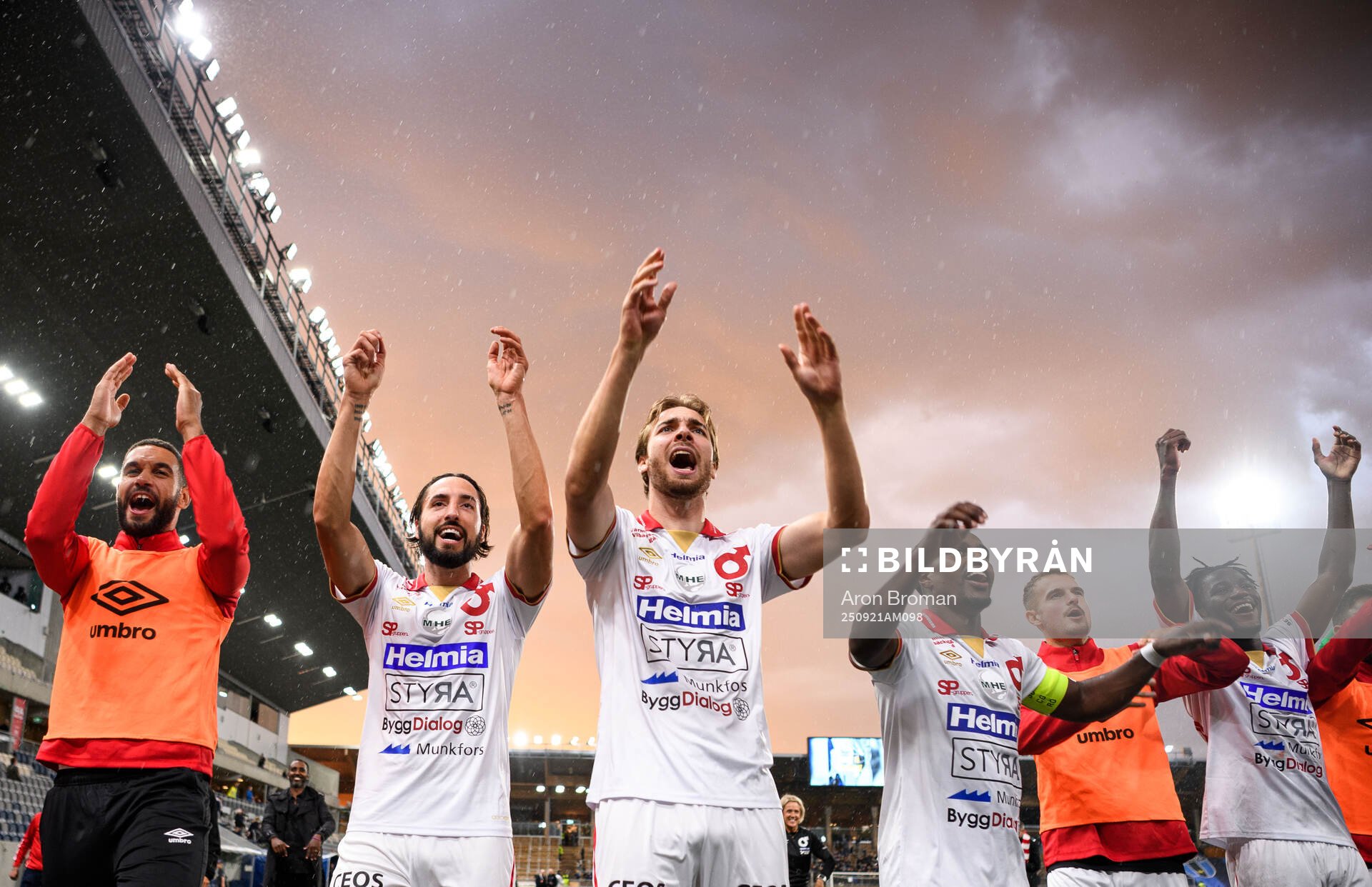 Degerfors Dijan Vukojevic, Juhani Pikkarainen och Nahom