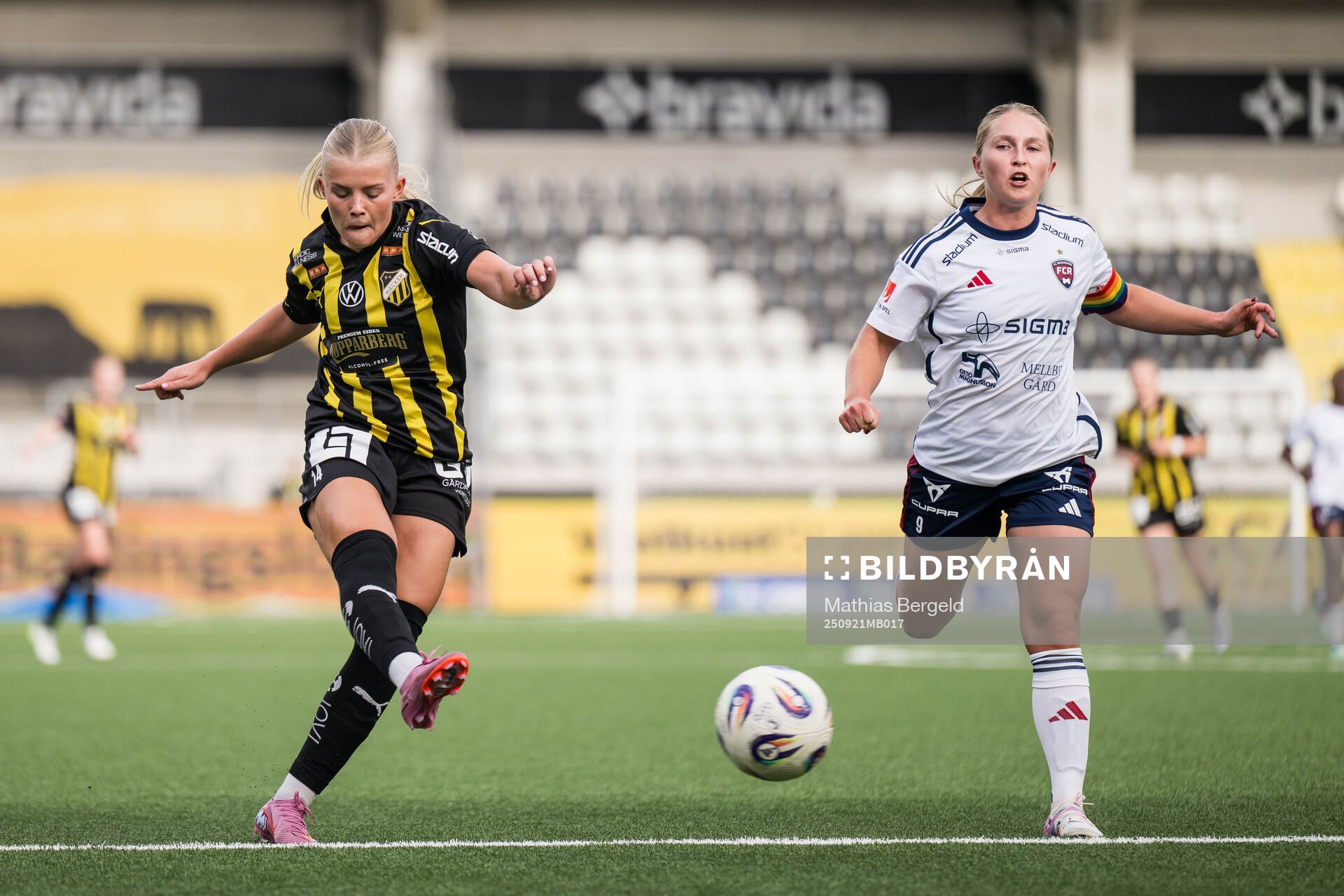 Häckens Matilda Nildén och Rosengårds Hanna Andersson