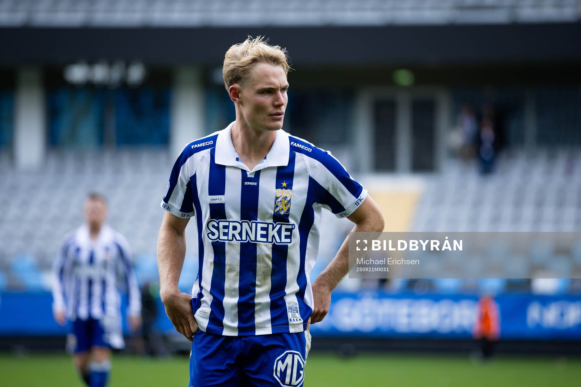 IFK Göteborgs Max Fenger deppar