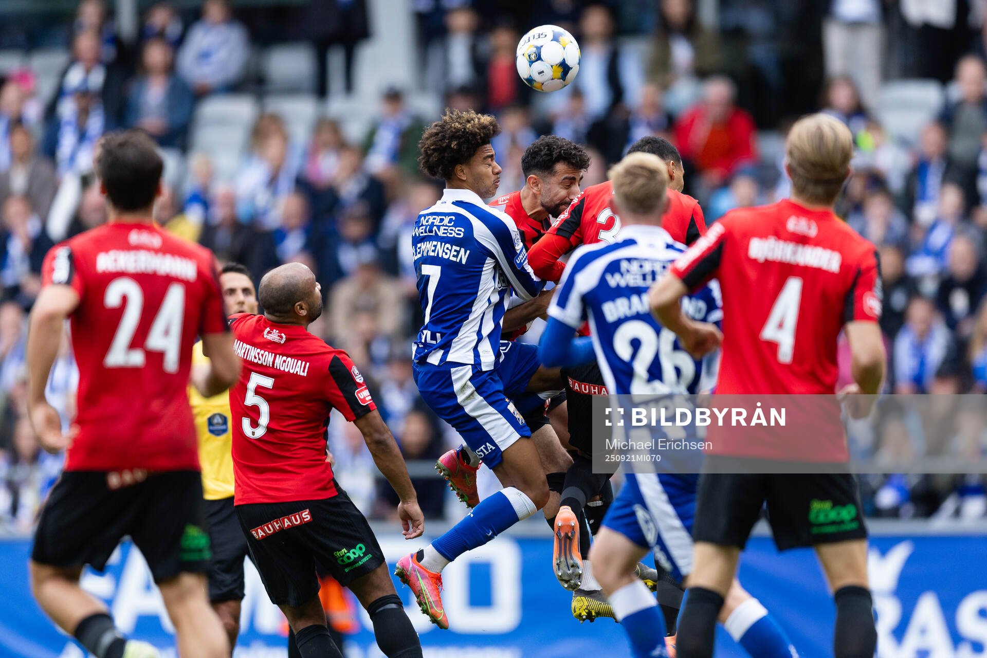 IFK Göteborgs Sebastian Clemmensen och Brommapojkarnas
