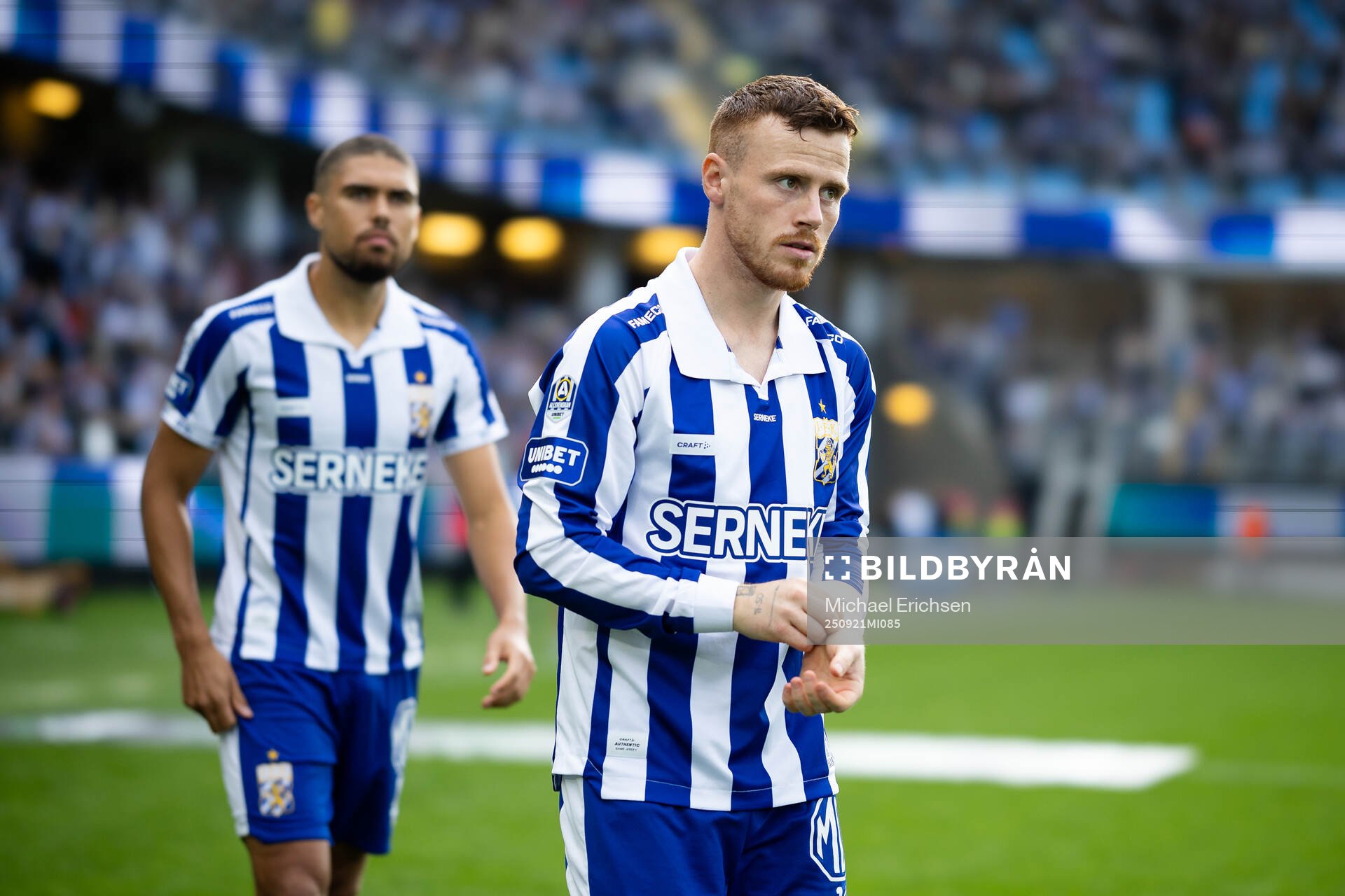 IFK Göteborgs Thomas Santos och Tobias Heintz
