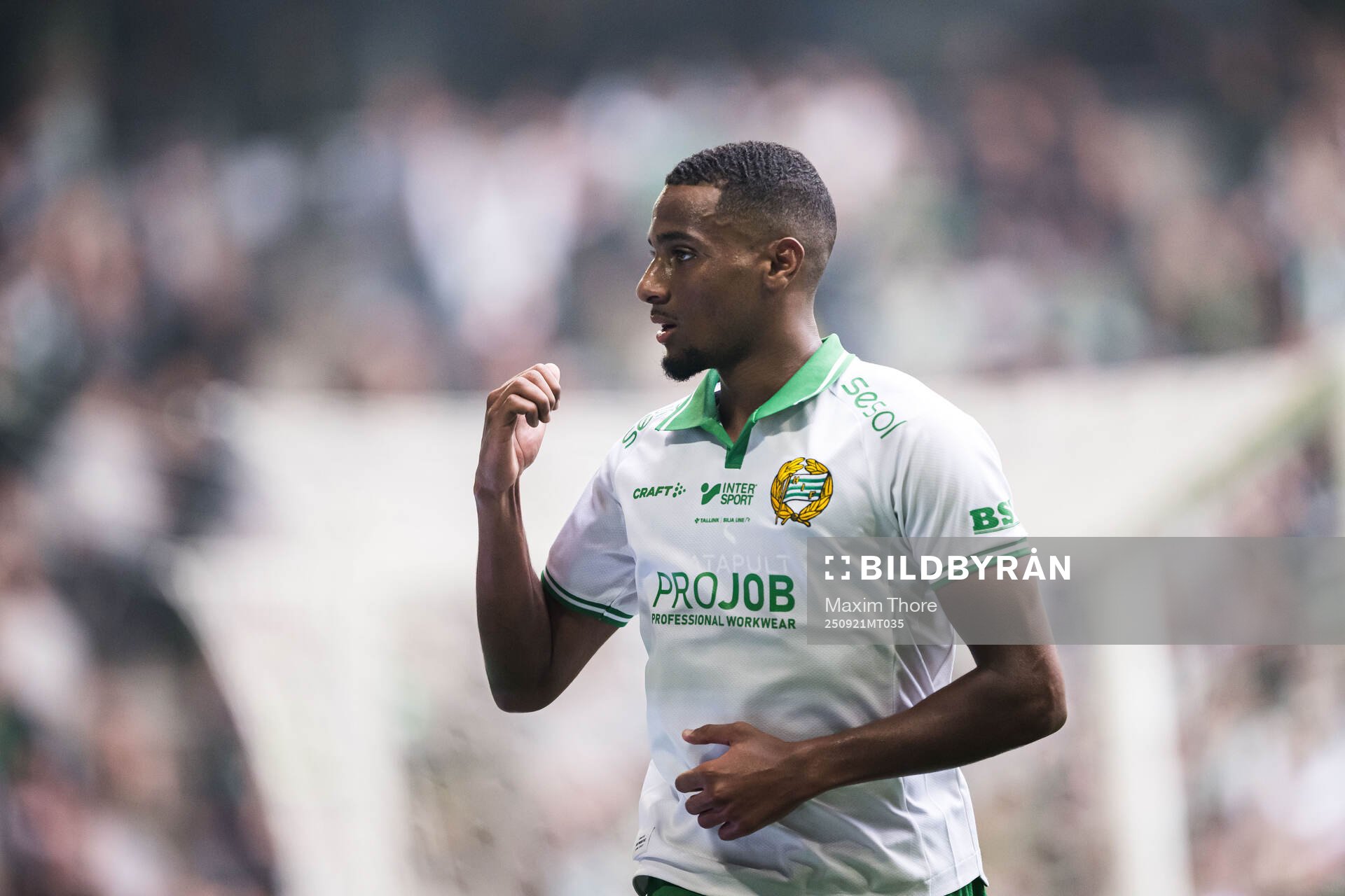 Hammarbys Paulos Abraham jublar