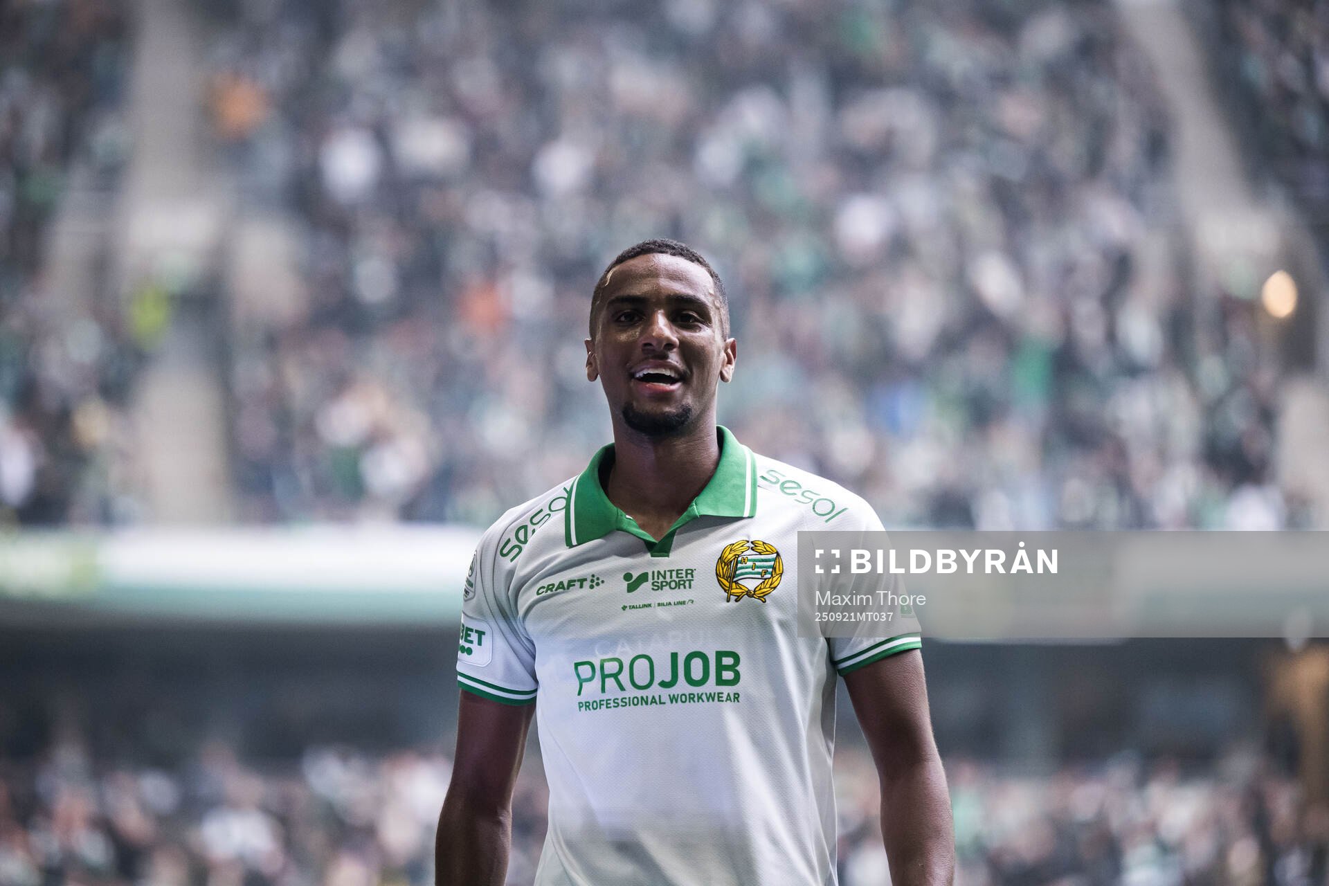 Hammarbys Paulos Abraham jublar