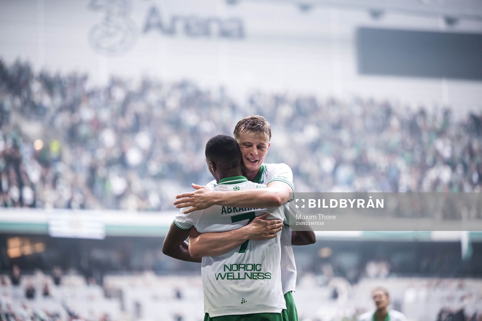 Hammarbys Paulos Abraham jublar