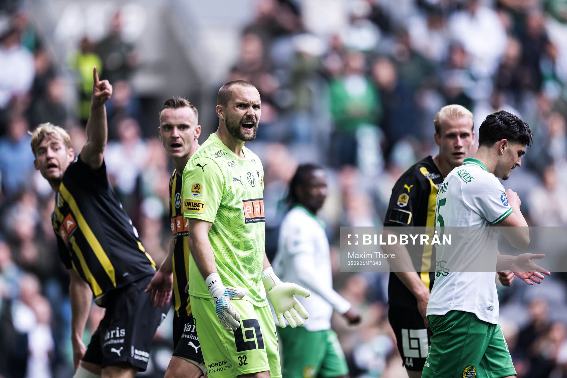 Häckens målvakt Oscar Jansson