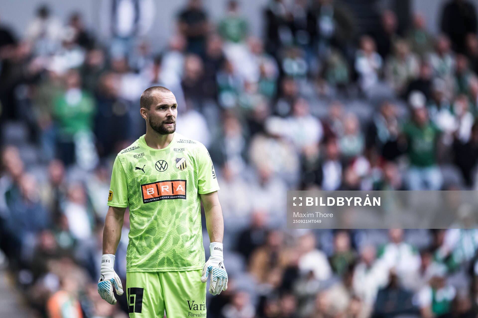 Häckens målvakt Oscar Jansson