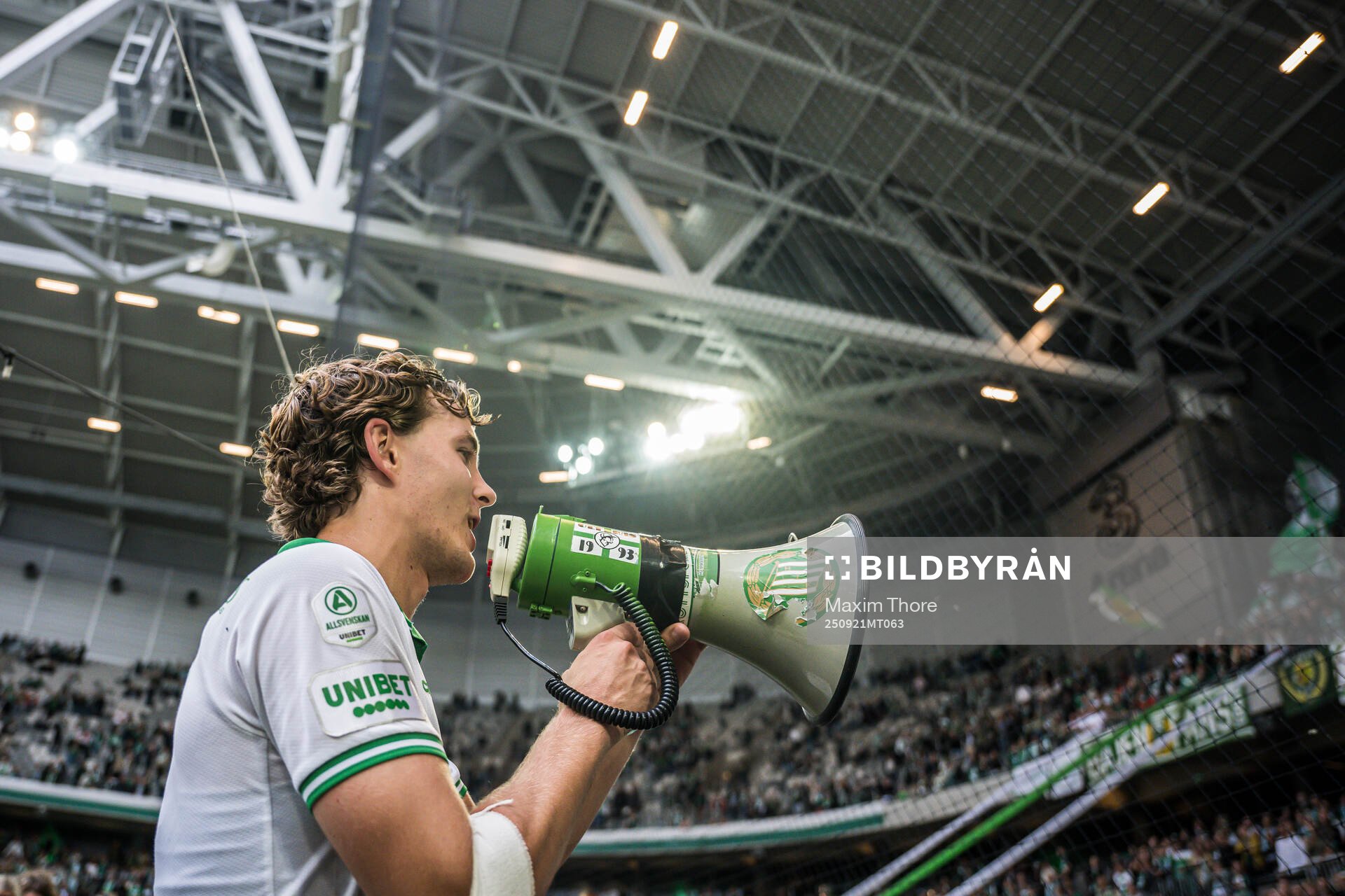 Hammarbys Hampus Skoglund jublar