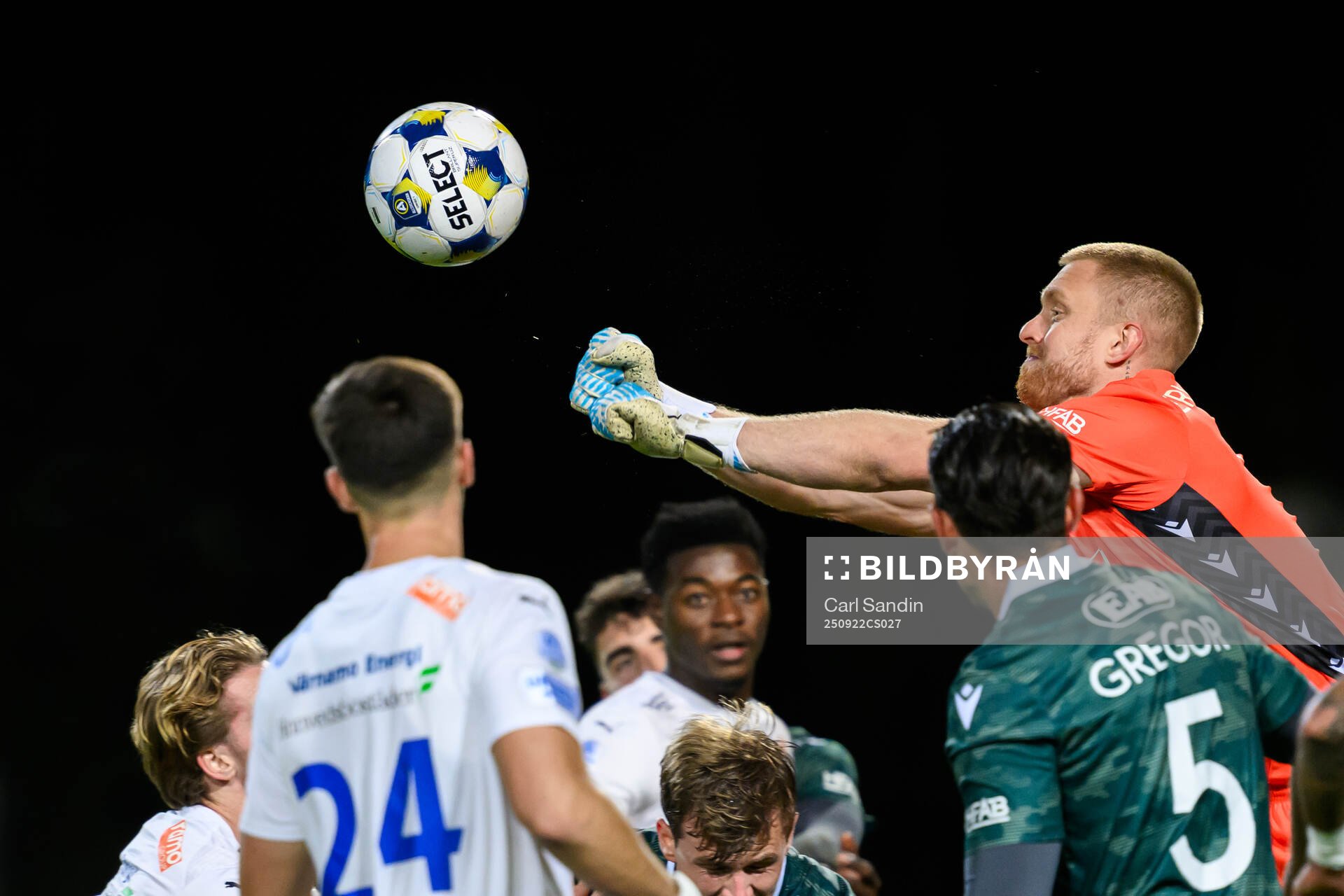 Halmstads målvakt Tim Erlandsson