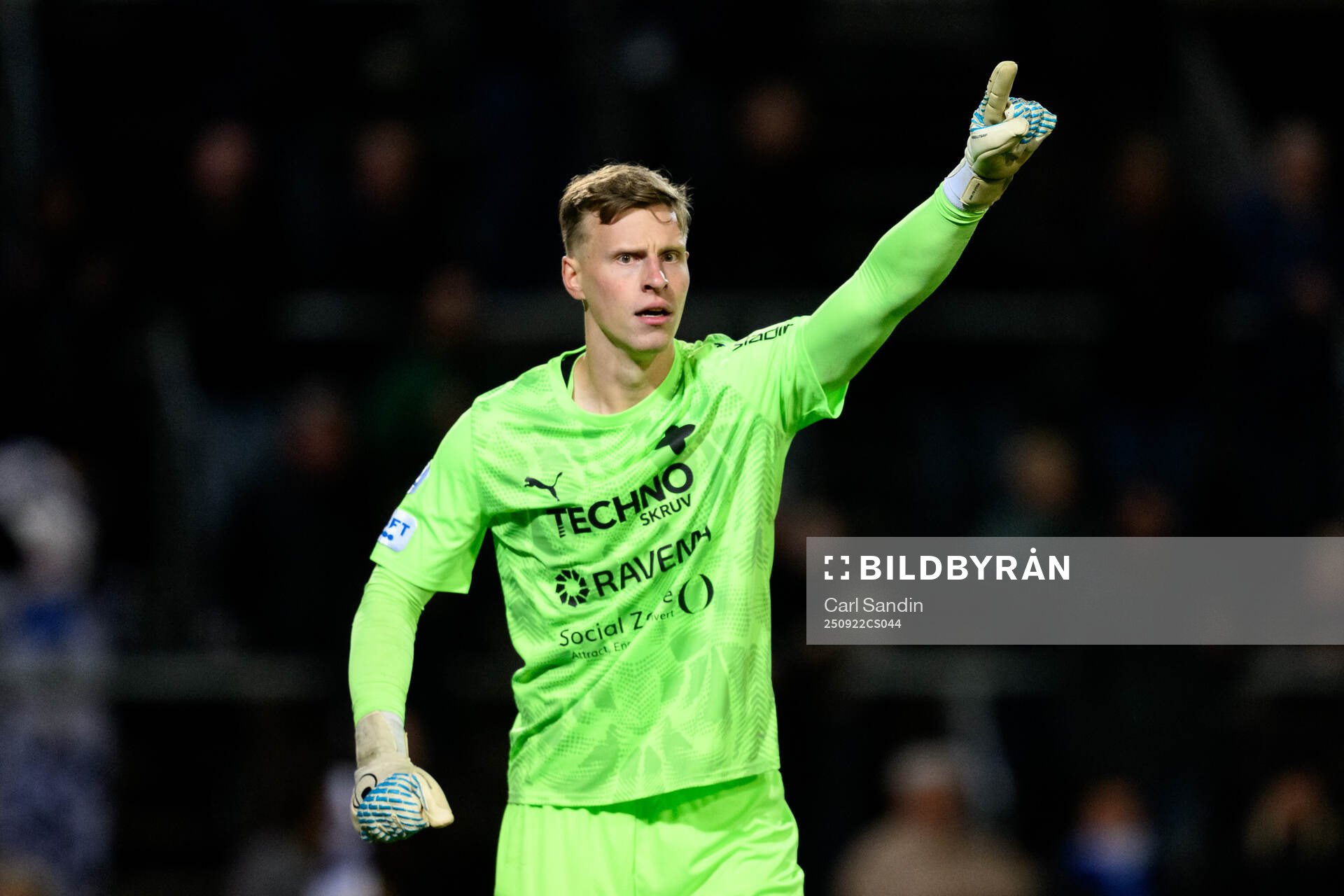 Värnamos målvakt Hugo Keto