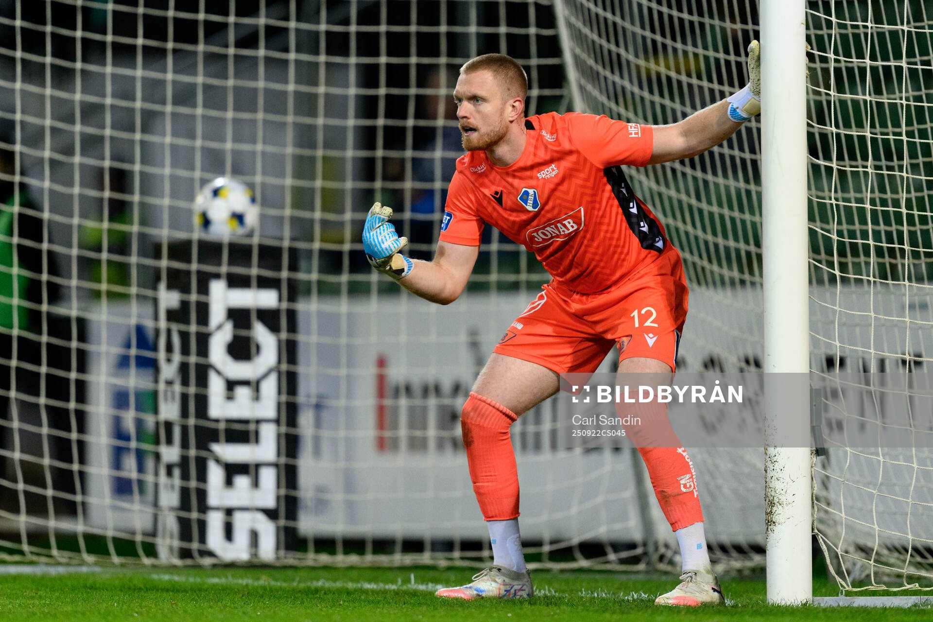 Halmstads målvakt Tim Erlandsson